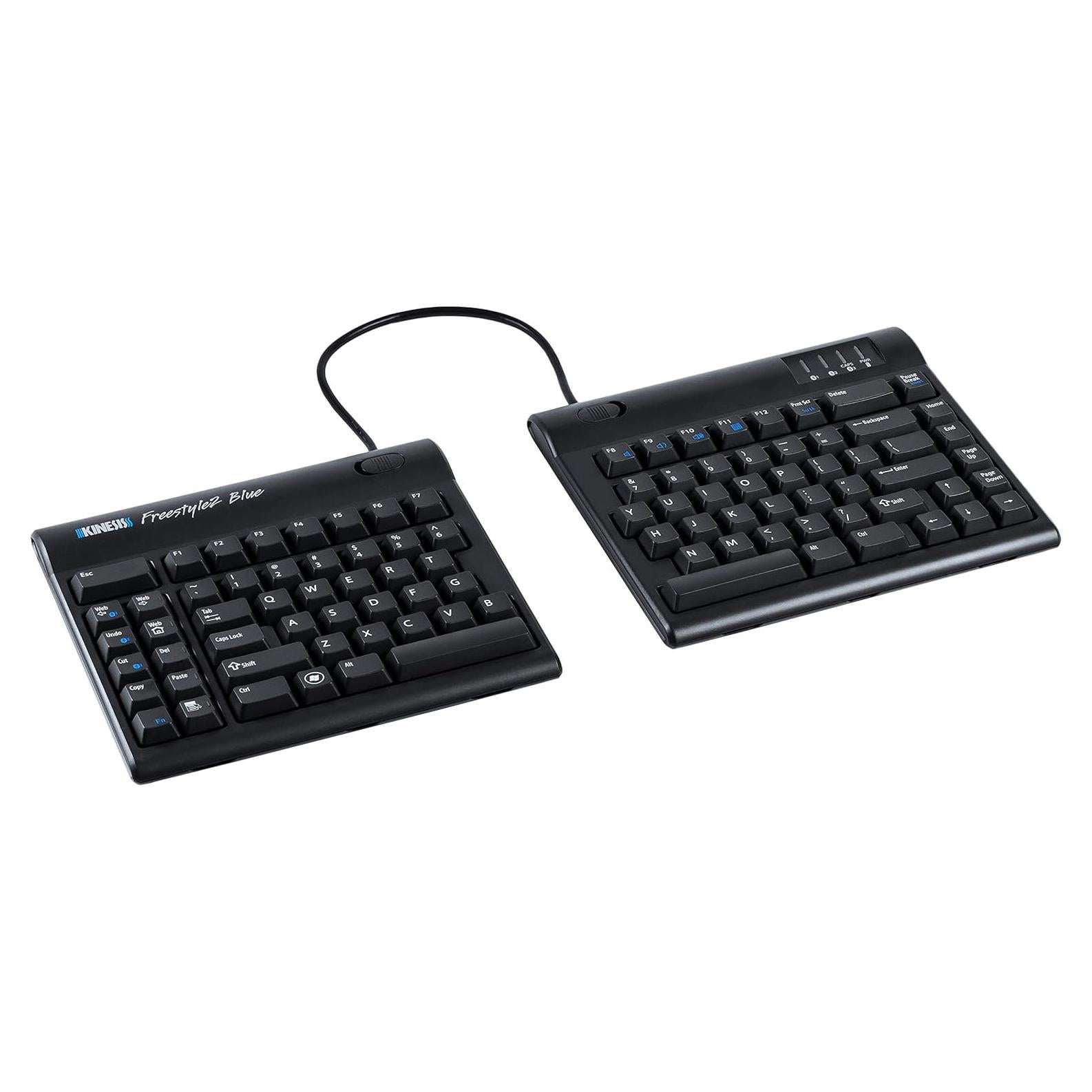 Teclado Ergonómico Inalámbrico Kinesis Freestyle2 Azul 22.86 cm