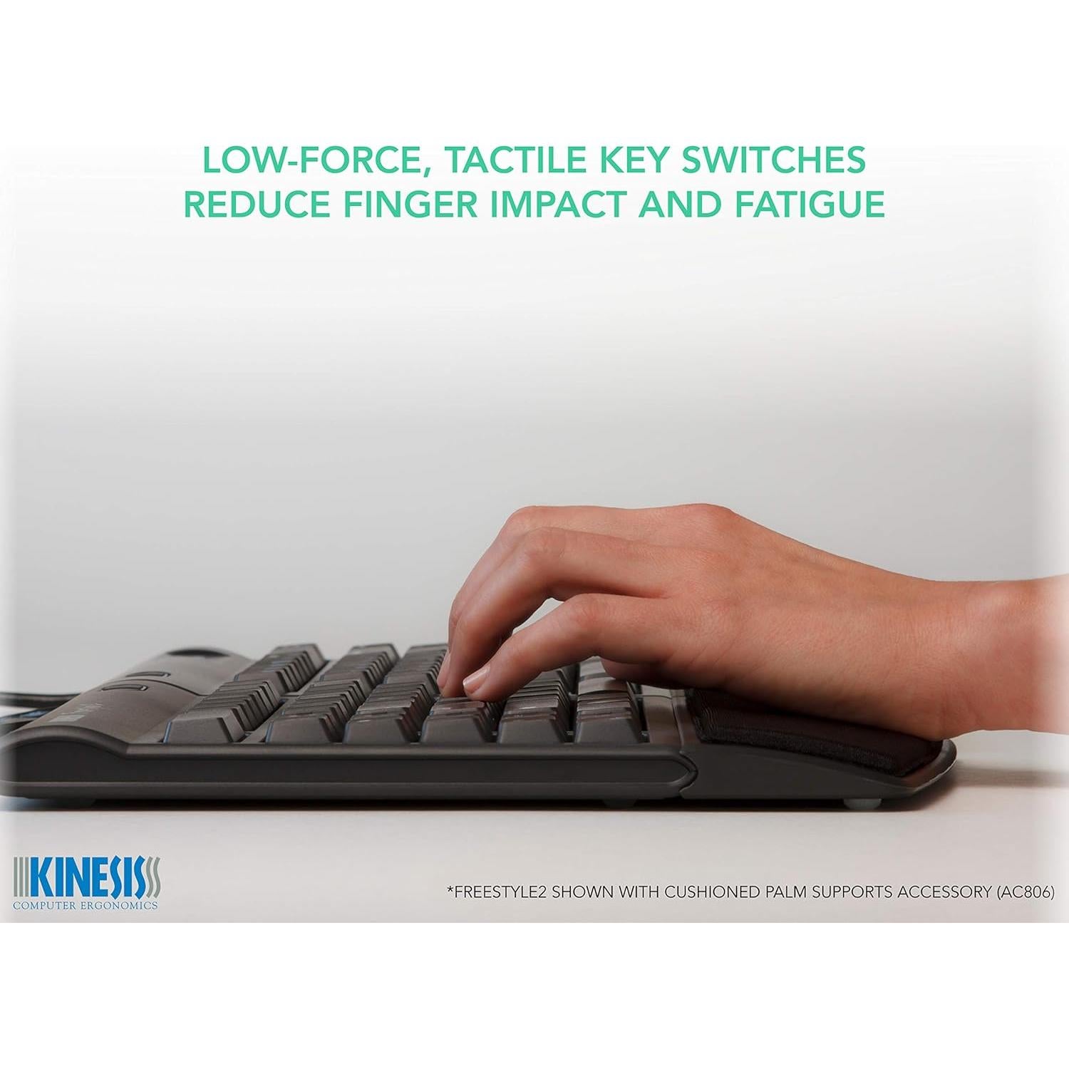 Teclado Ergonómico Inalámbrico Kinesis Freestyle2 Azul 22.86 cm