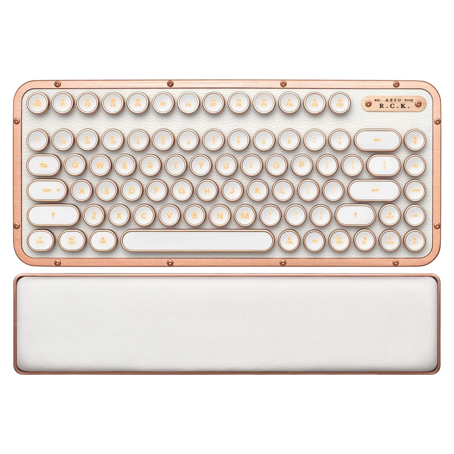 Teclado Mecánico Inalámbrico Azio Retro Posh - Bluetooth/USB