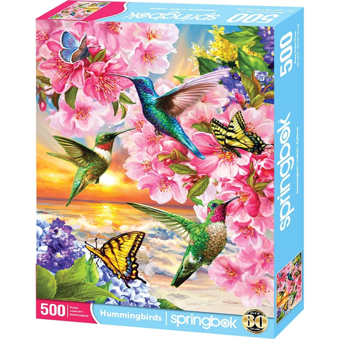 Rompecabezas 500 Piezas Springbok Colibríes 59.7x45.7cm