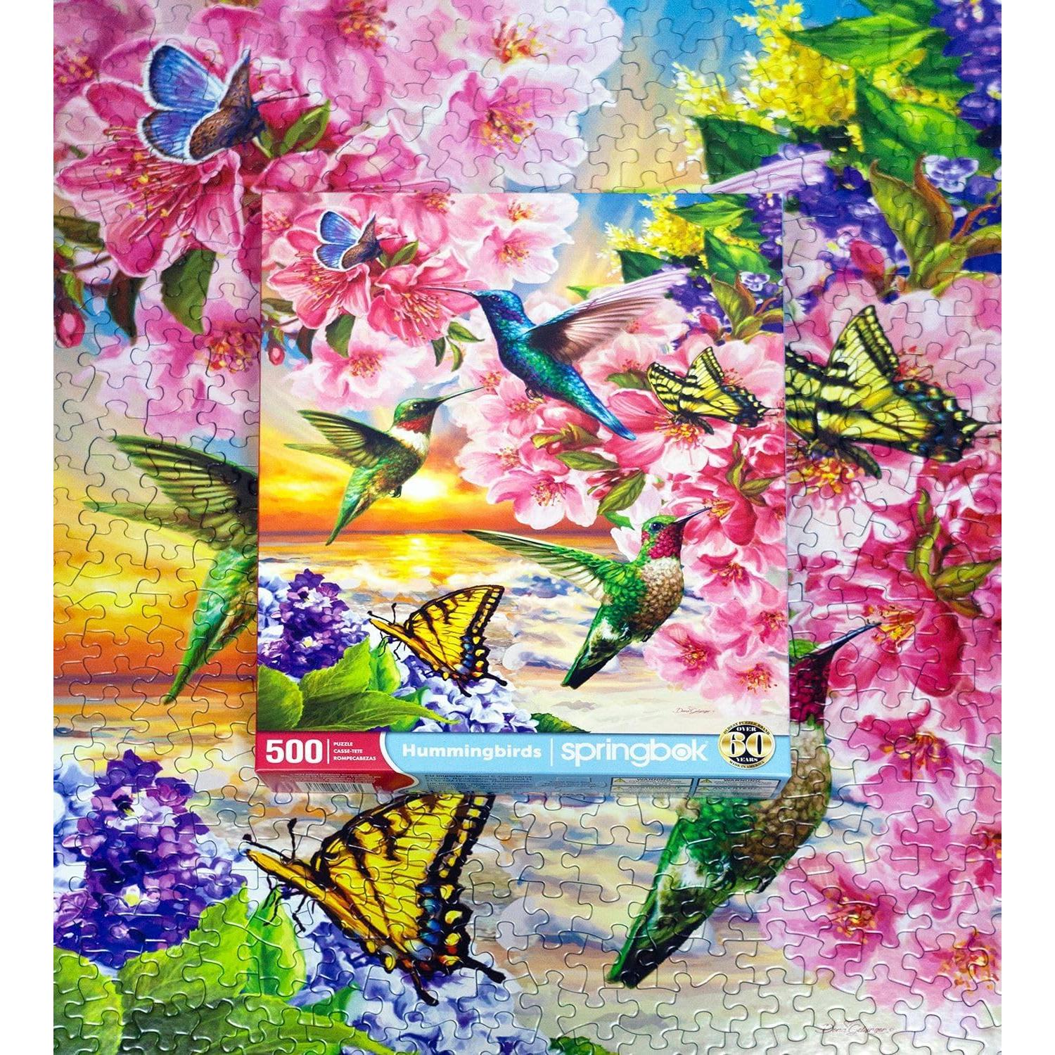 Rompecabezas 500 Piezas Springbok Colibríes 59.7x45.7cm