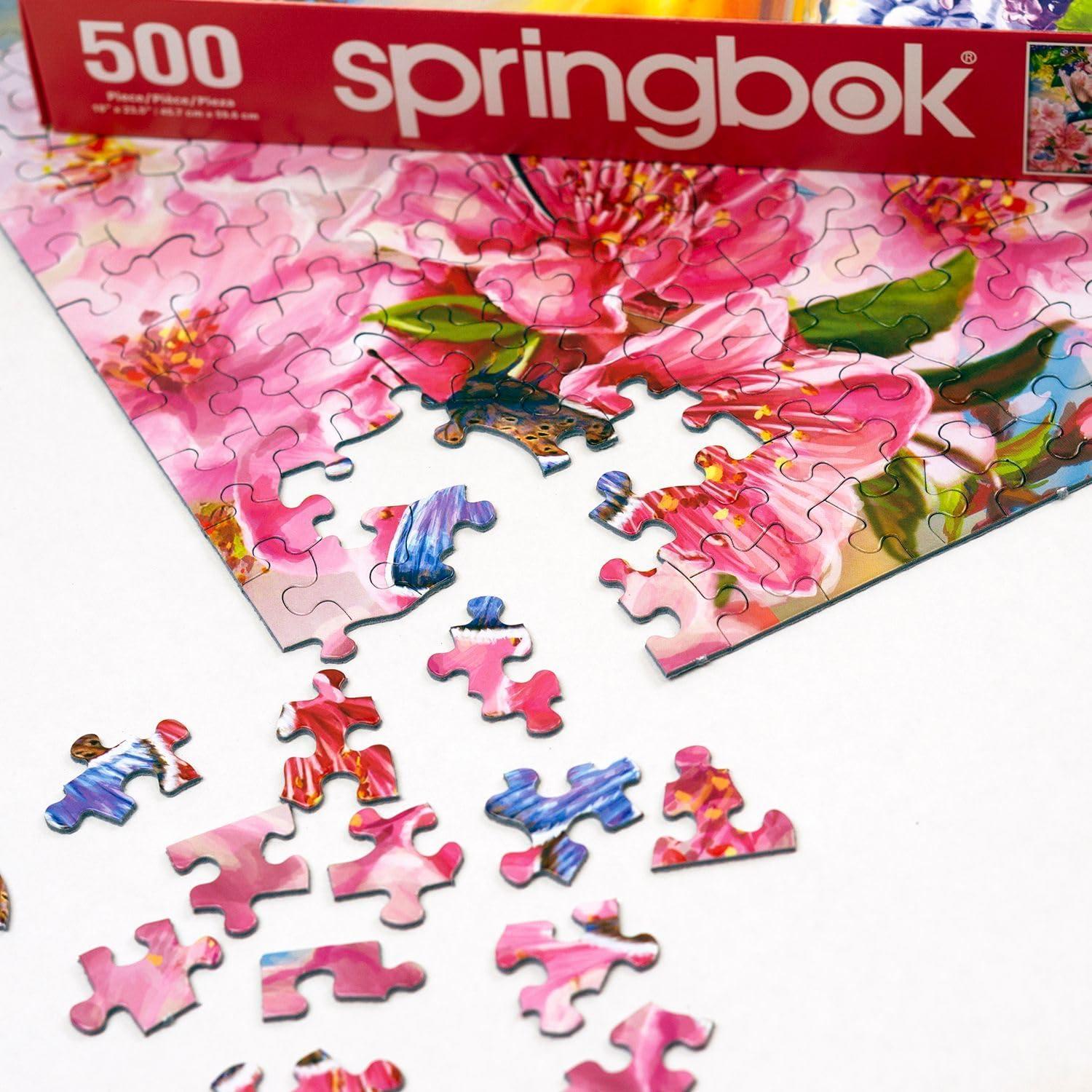 Rompecabezas 500 Piezas Springbok Colibríes 59.7x45.7cm