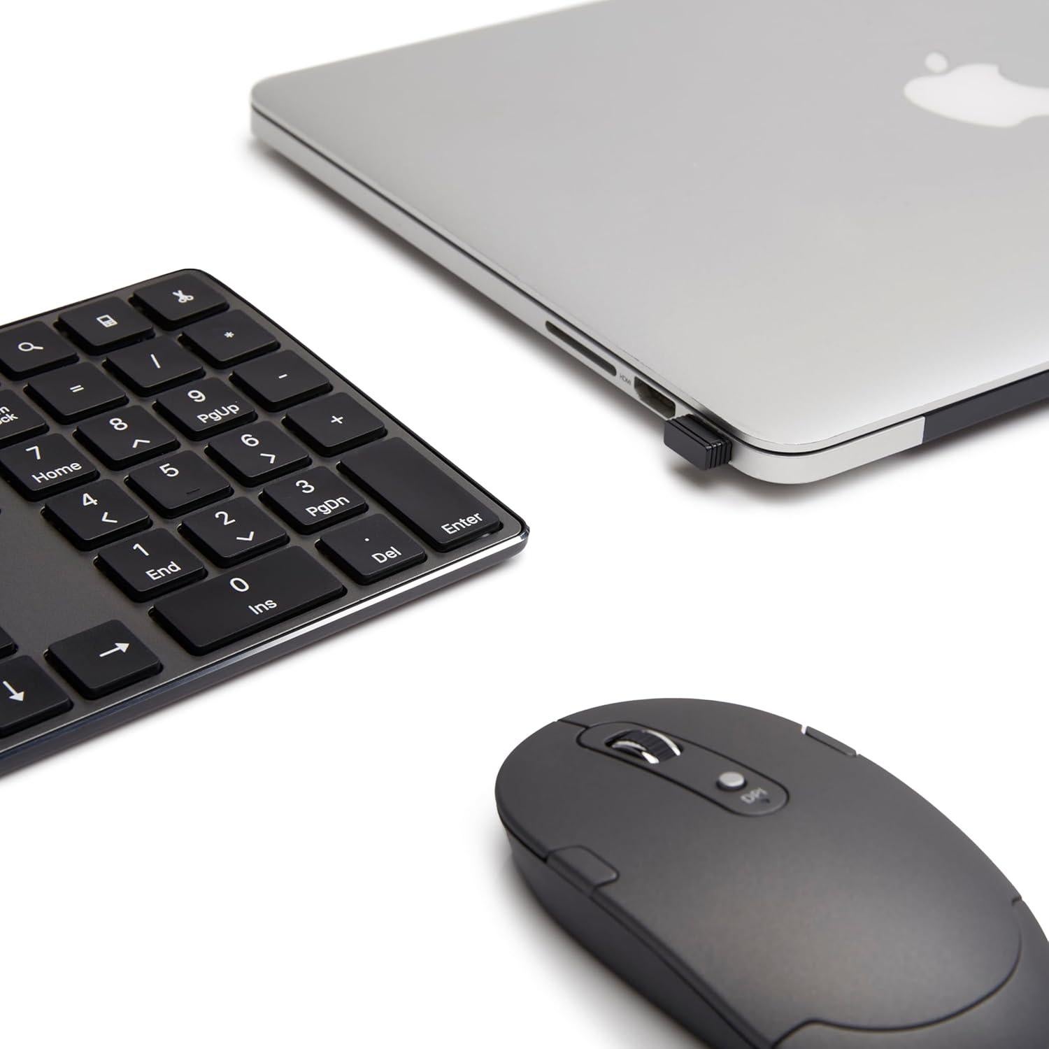 Combo Teclado y Ratón Inalámbrico Amazon Basics Recargable