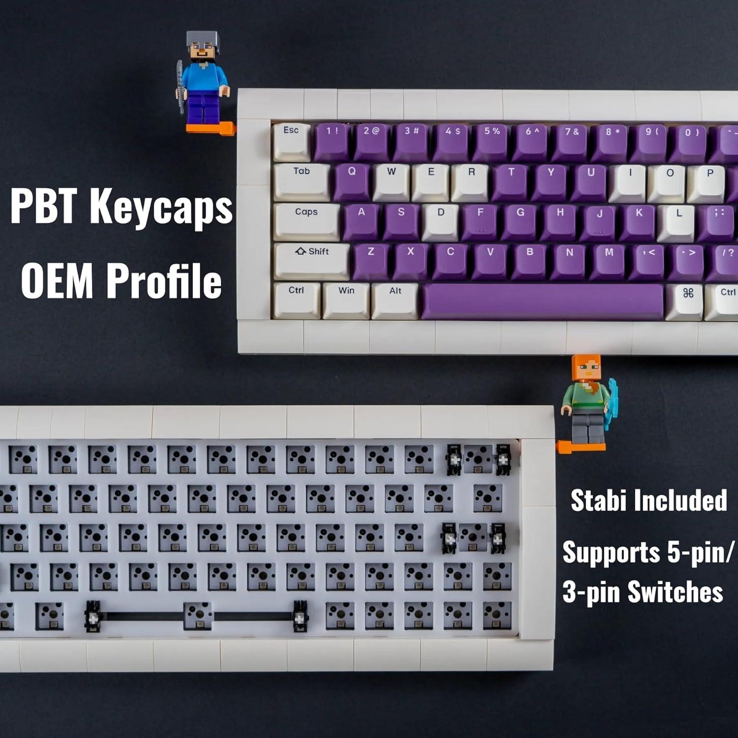Teclado Mecánico Ergonómico KBDcraft Lilith 60% RGB