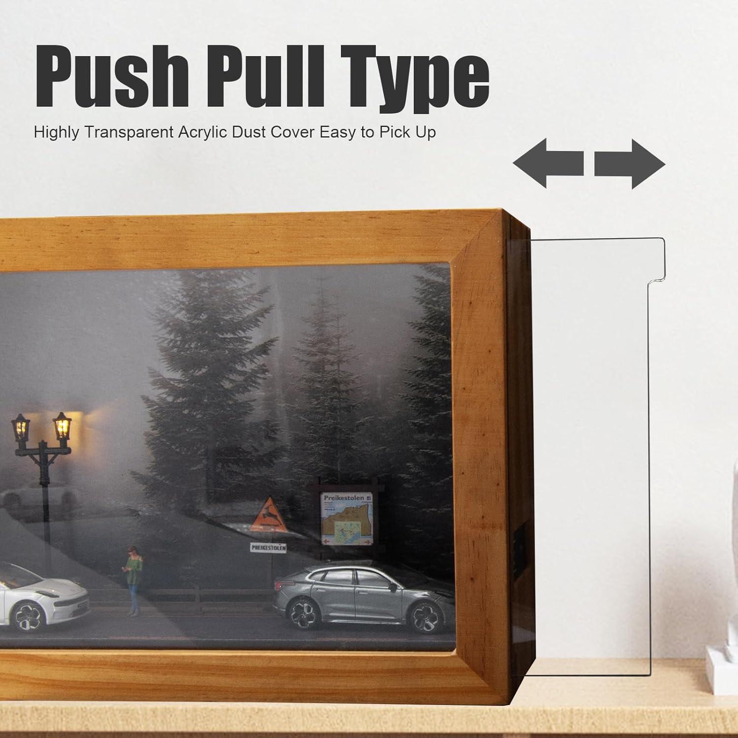 Diorama Bosque 1/64 CXIIUUI Madera Acrílica Montaje Pared