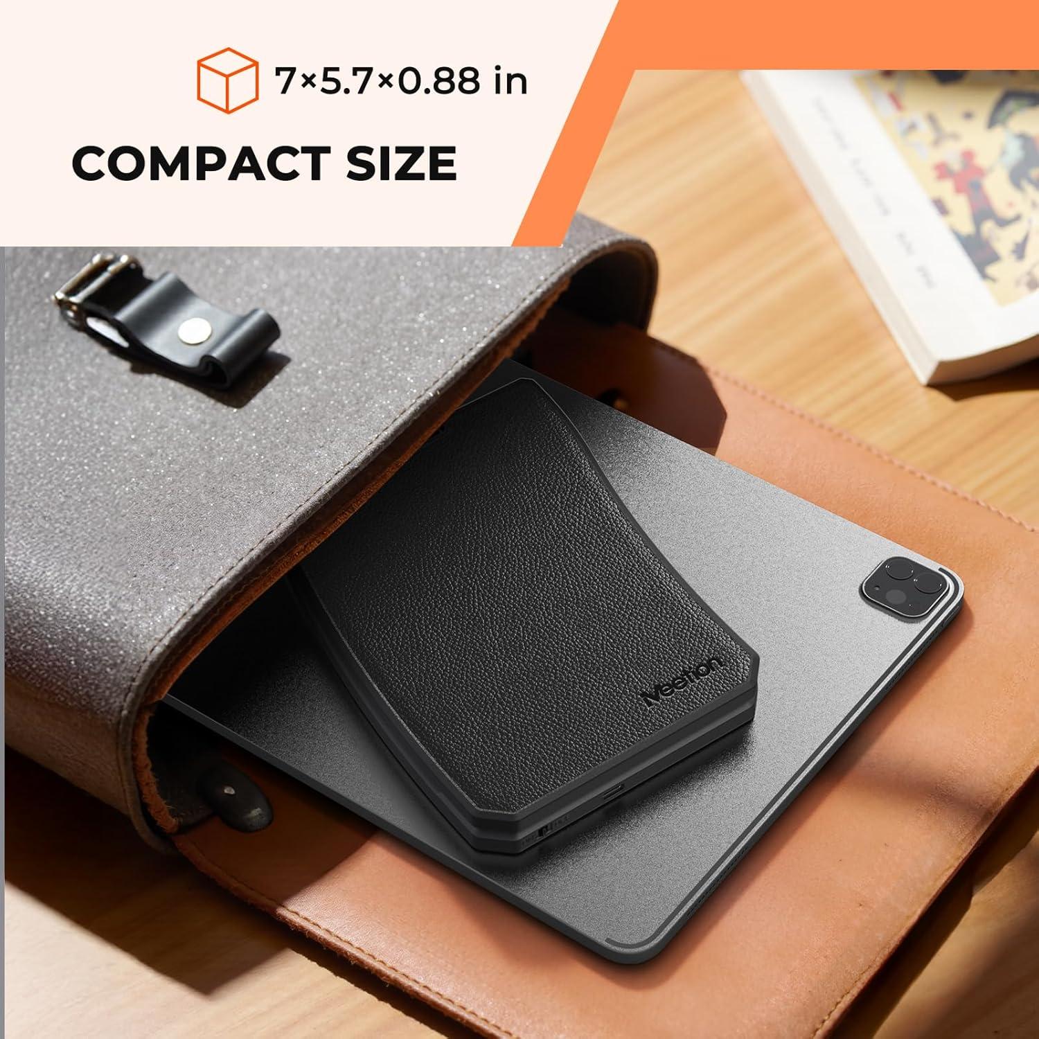 Teclado Plegable Ergonómico Meetion K9880 Bluetooth Inalámbrico