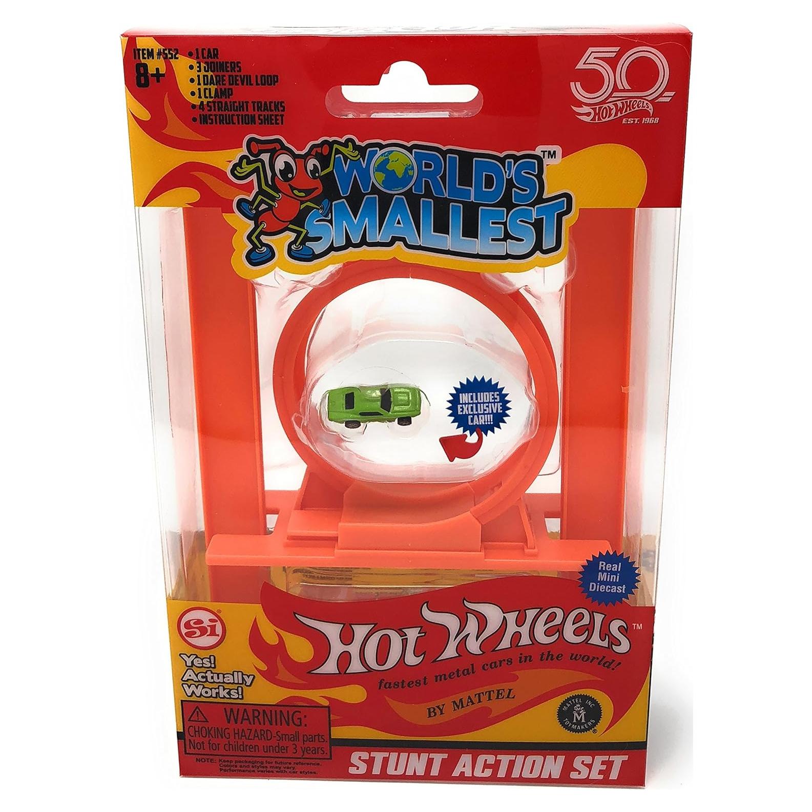 World's Smallest Hot Wheels Stunt Action Set