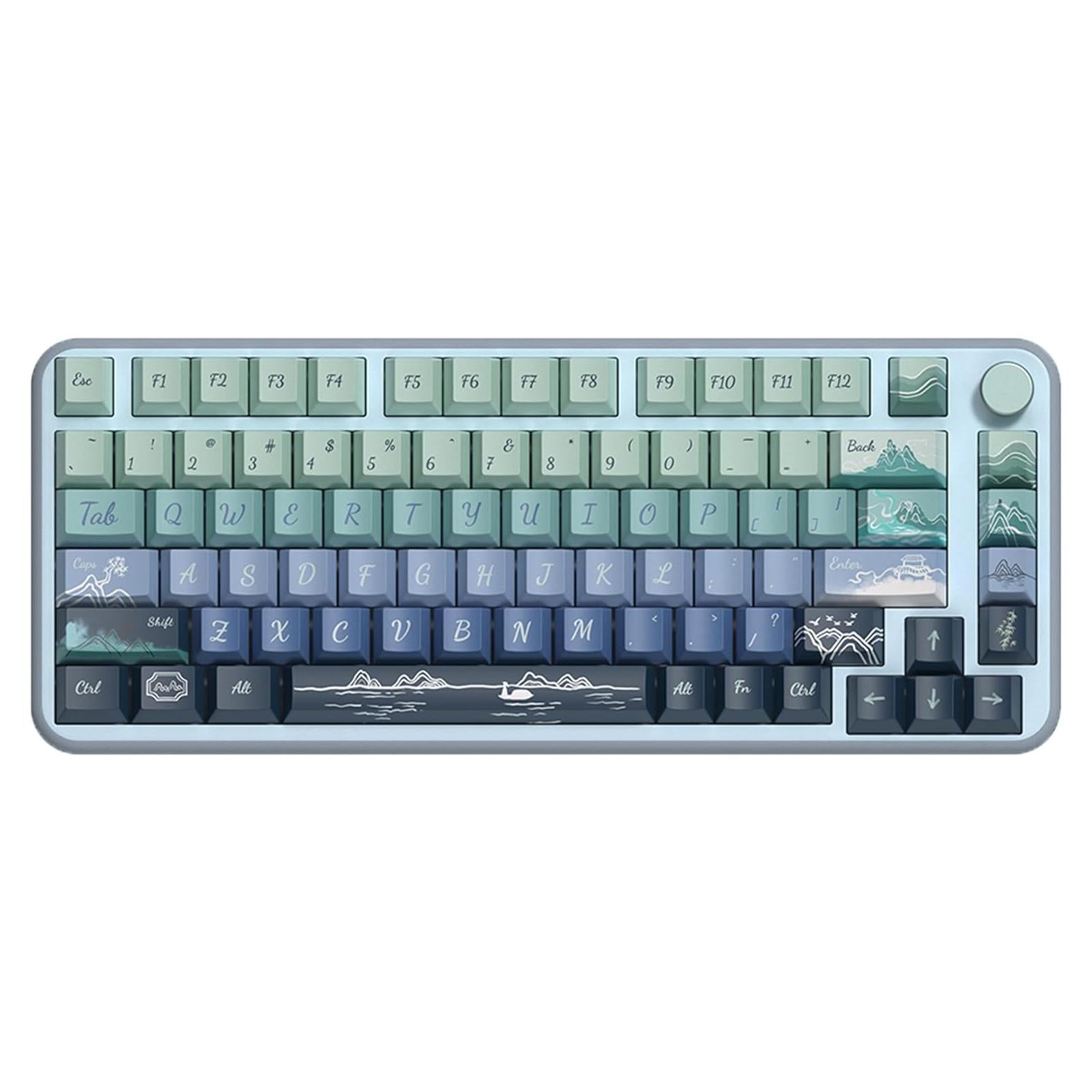 Conjunto de Teclas PBT Vintage 138 LUSKINNO Cherry