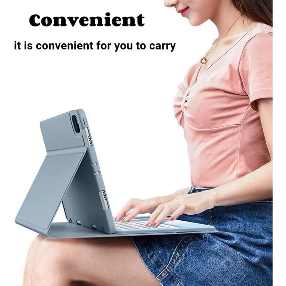 Funda Teclado Inalámbrico AnMengXinLing para iPad 11" 2025/10" 2022
