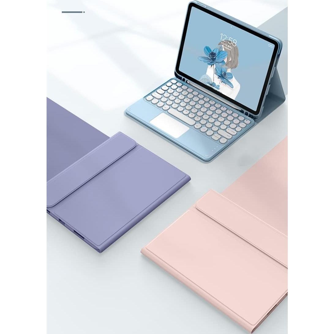 Funda Teclado Inalámbrico AnMengXinLing para iPad 11" 2025/10" 2022