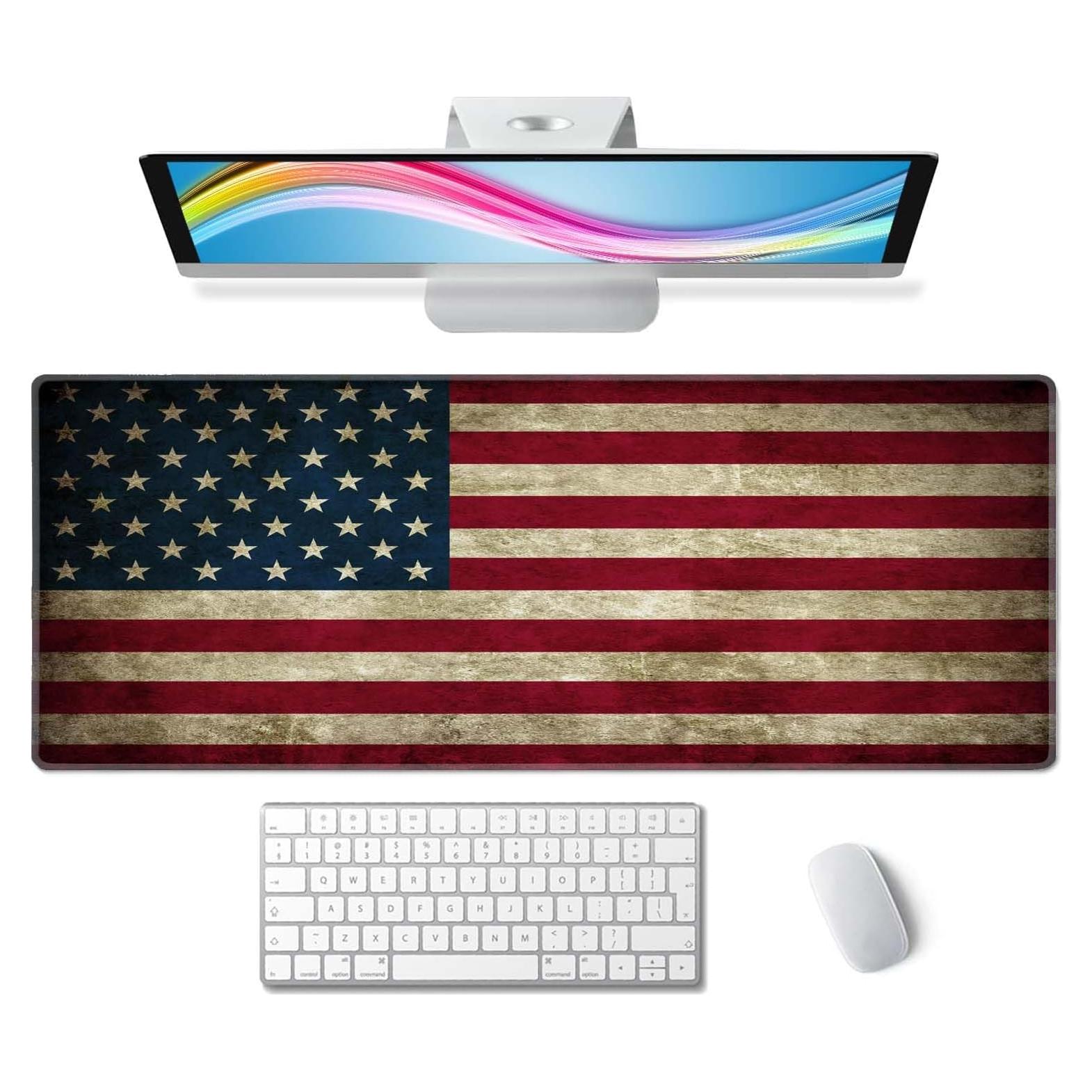 Alfombrilla de Ratón XL Wasica Banderas Patrióticas 800x300mm