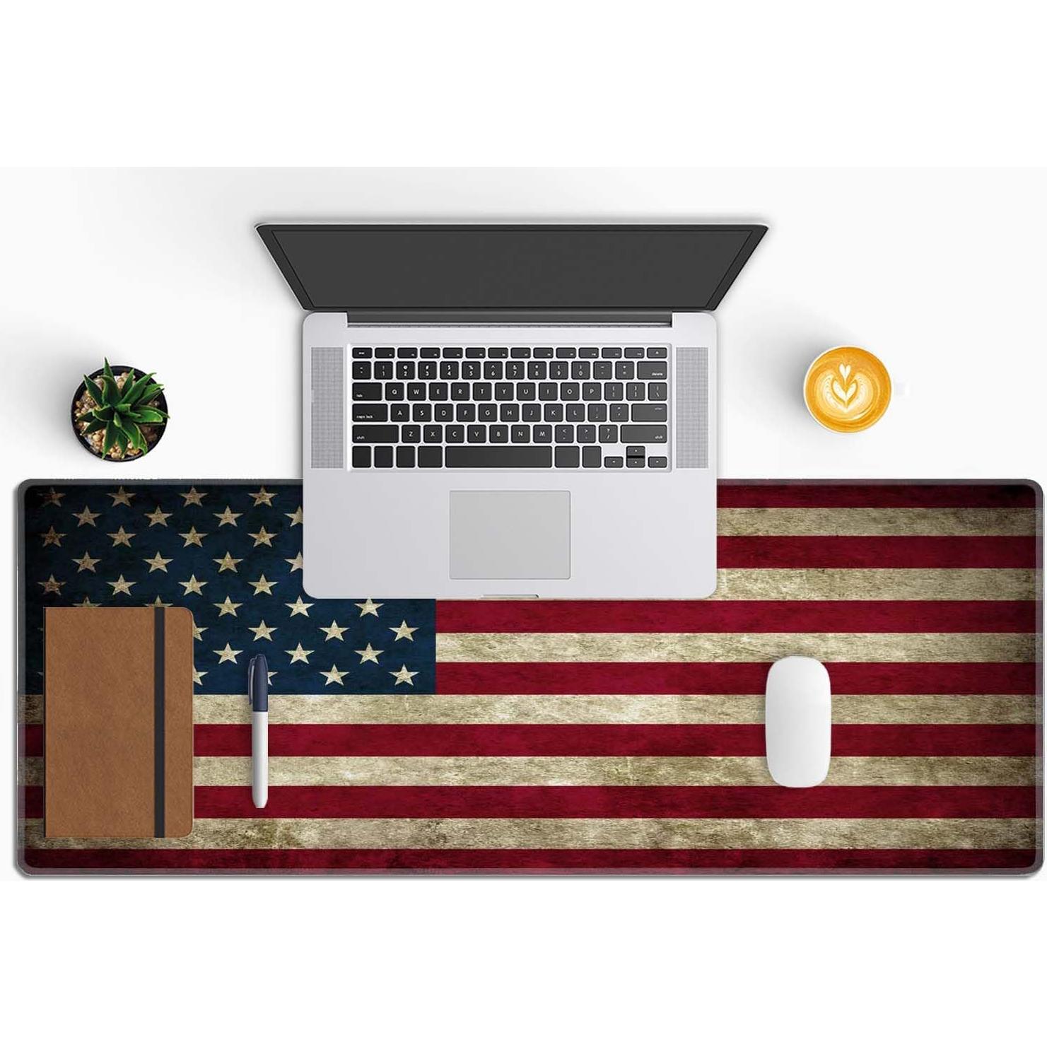 Alfombrilla de Ratón XL Wasica Banderas Patrióticas 800x300mm