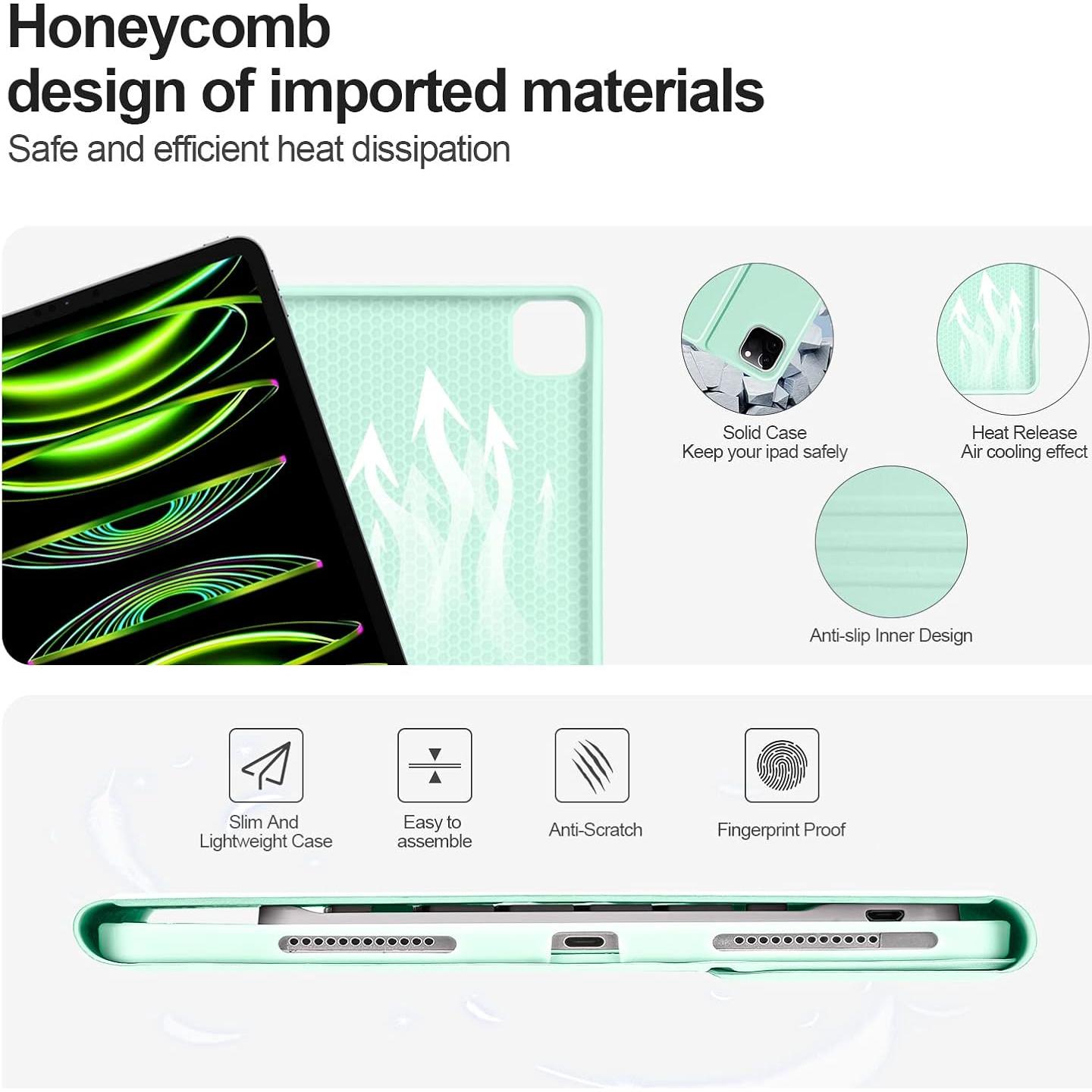 Funda de Teclado BESKY para iPad Pro 11" y Air 11" - Retroiluminado