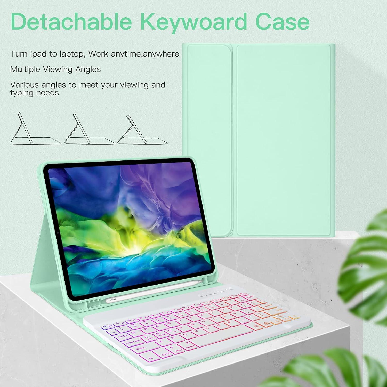 Funda de Teclado BESKY para iPad Pro 11" y Air 11" - Retroiluminado