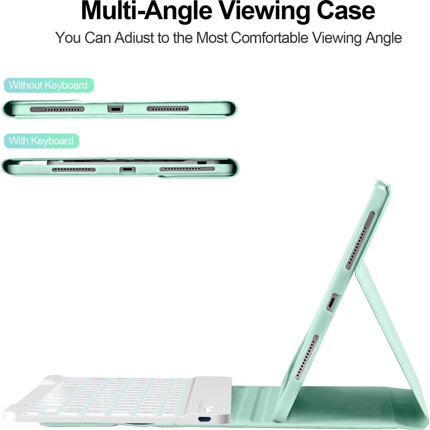 Funda de Teclado BESKY para iPad Pro 11" y Air 11" - Retroiluminado