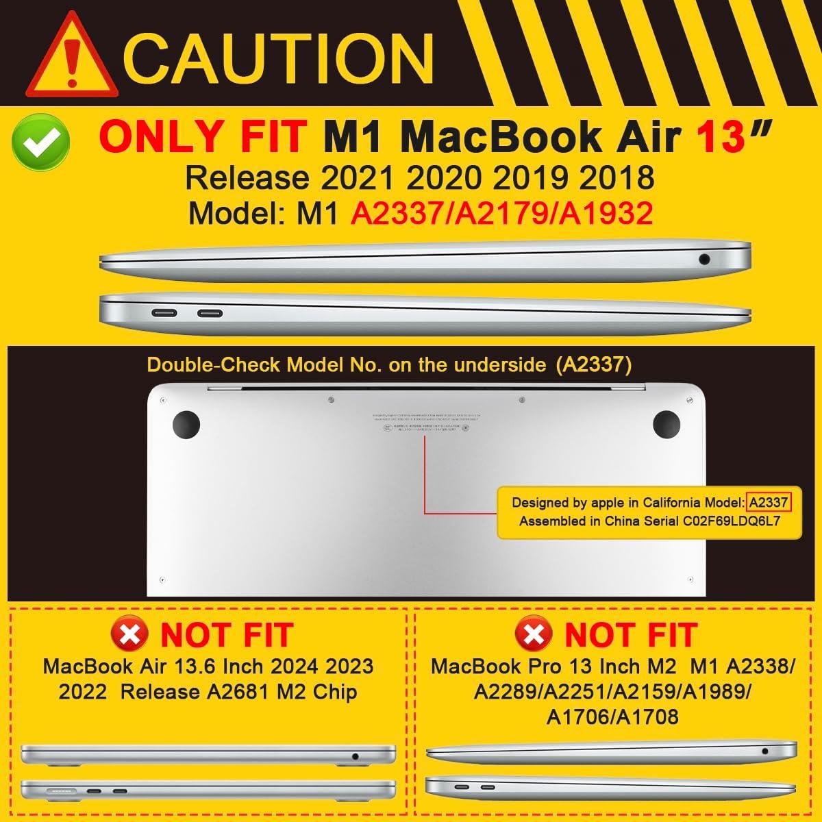 Funda Batianda para MacBook Air 13" M1 A2337 A2179 A1932