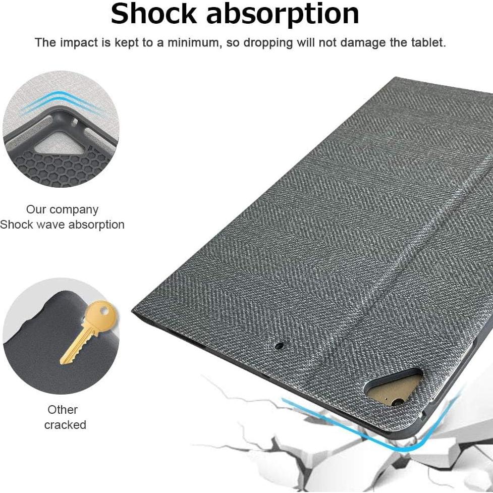 Funda con Teclado Bluetooth aMZCaSE para iPad Pro 9.7" Gris
