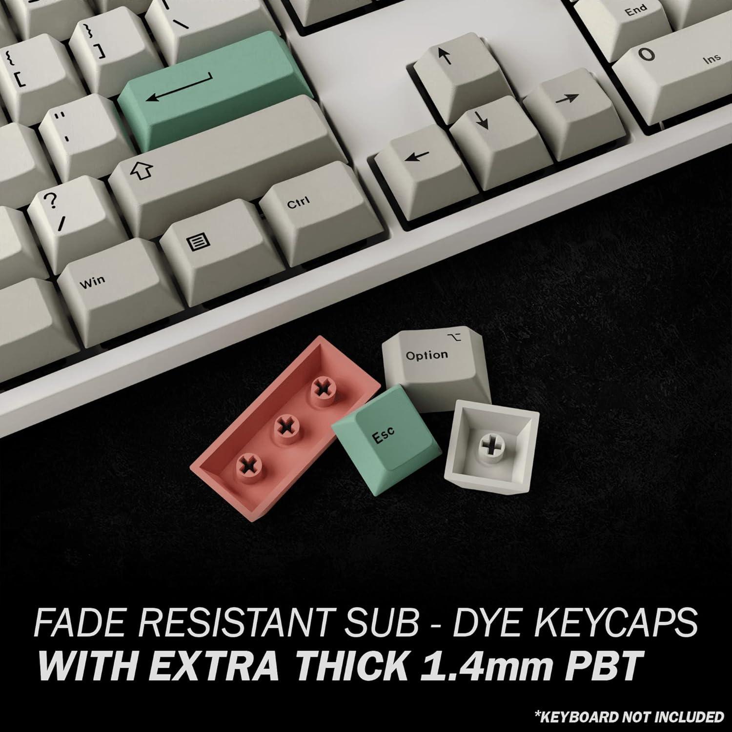Juego de Teclas PBT HK Gaming para Teclado Mecánico