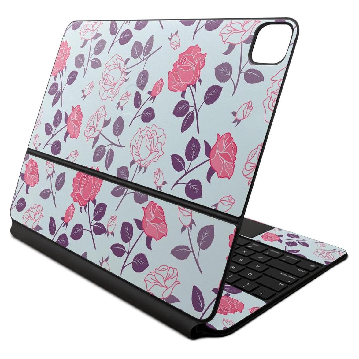 Funda Vinilo Floral Vintage para Apple Magic Keyboard 13" M2