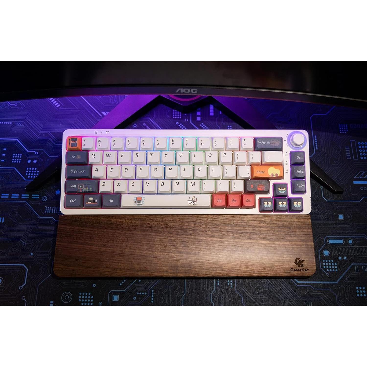 Reposamuñecas Ergonómico de Madera GK GAMAKAY 32.5 cm