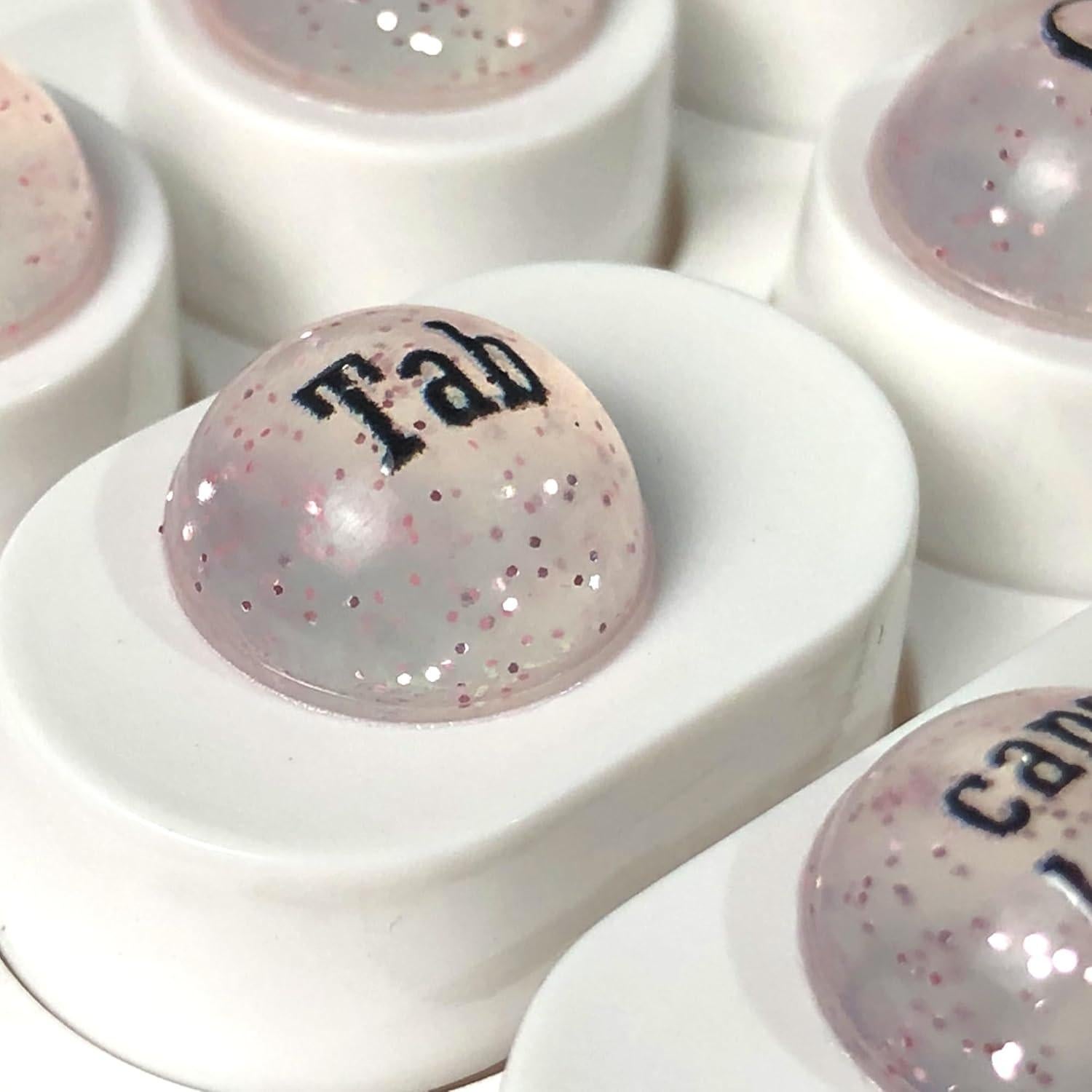 128 Piezas Teclas de Silicona Autoadhesivas Zooplan Rosa