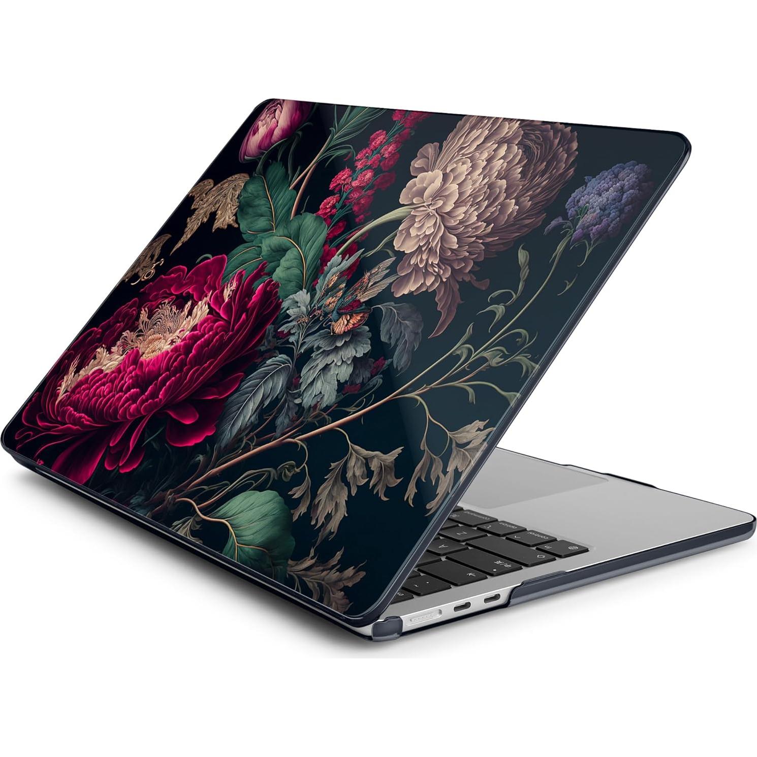 Funda Batianda para MacBook Air 15" 2023-2025, Flor Vintage