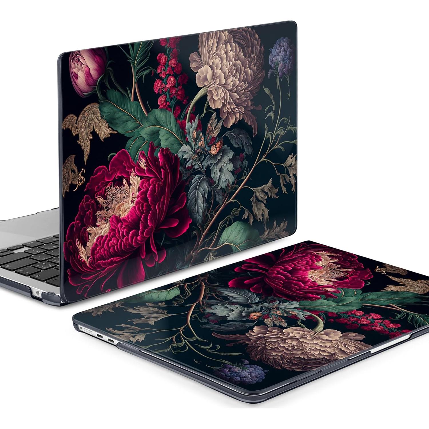 Funda Batianda para MacBook Air 15" 2023-2025, Flor Vintage