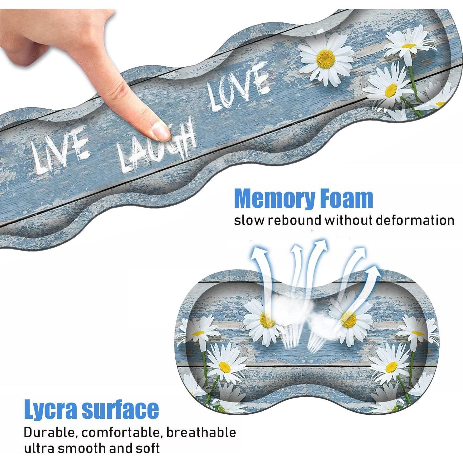 Reposamuñecas ergonómico TBXOSTN con alfombrilla XXL 80x30cm