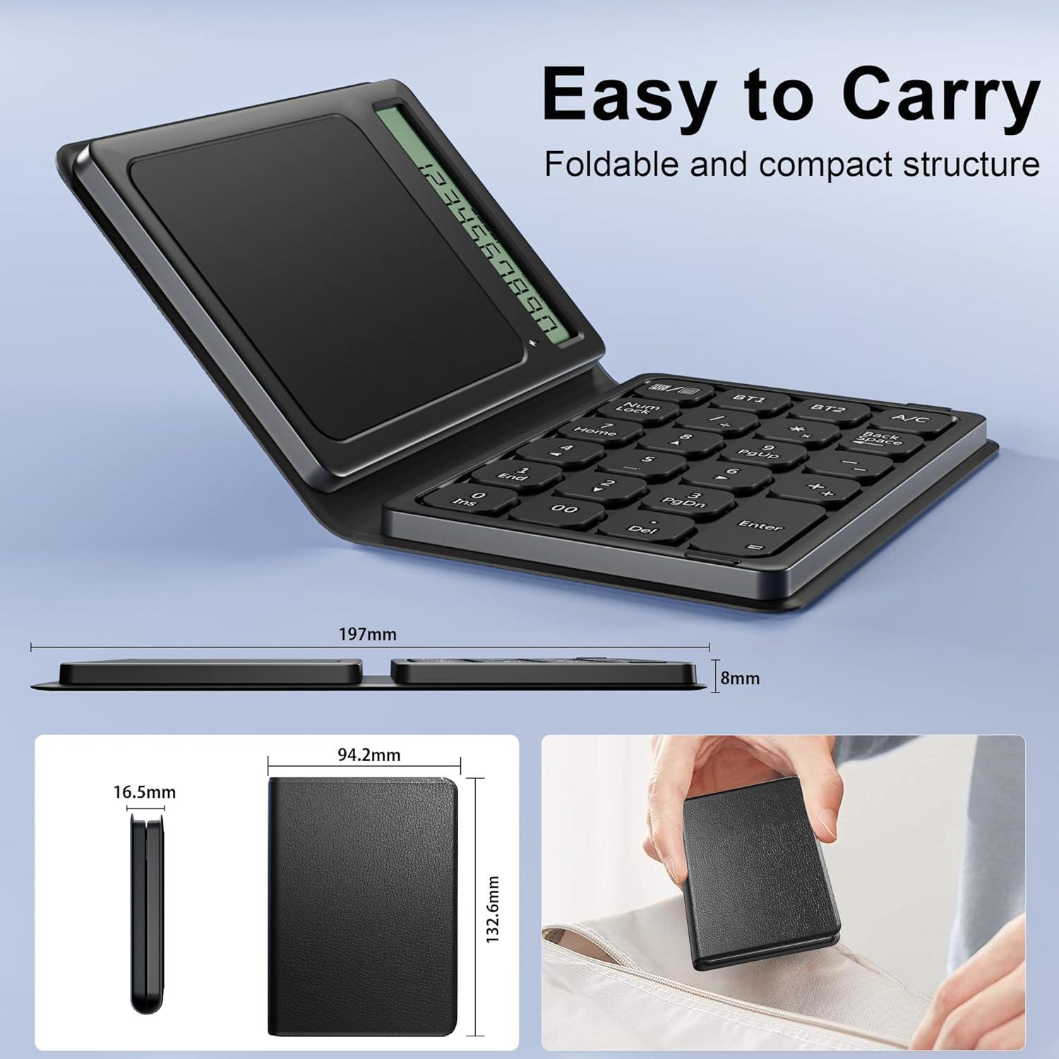 Teclado Numérico Inalámbrico Bluetooth Tioleje 23 Teclas Slim