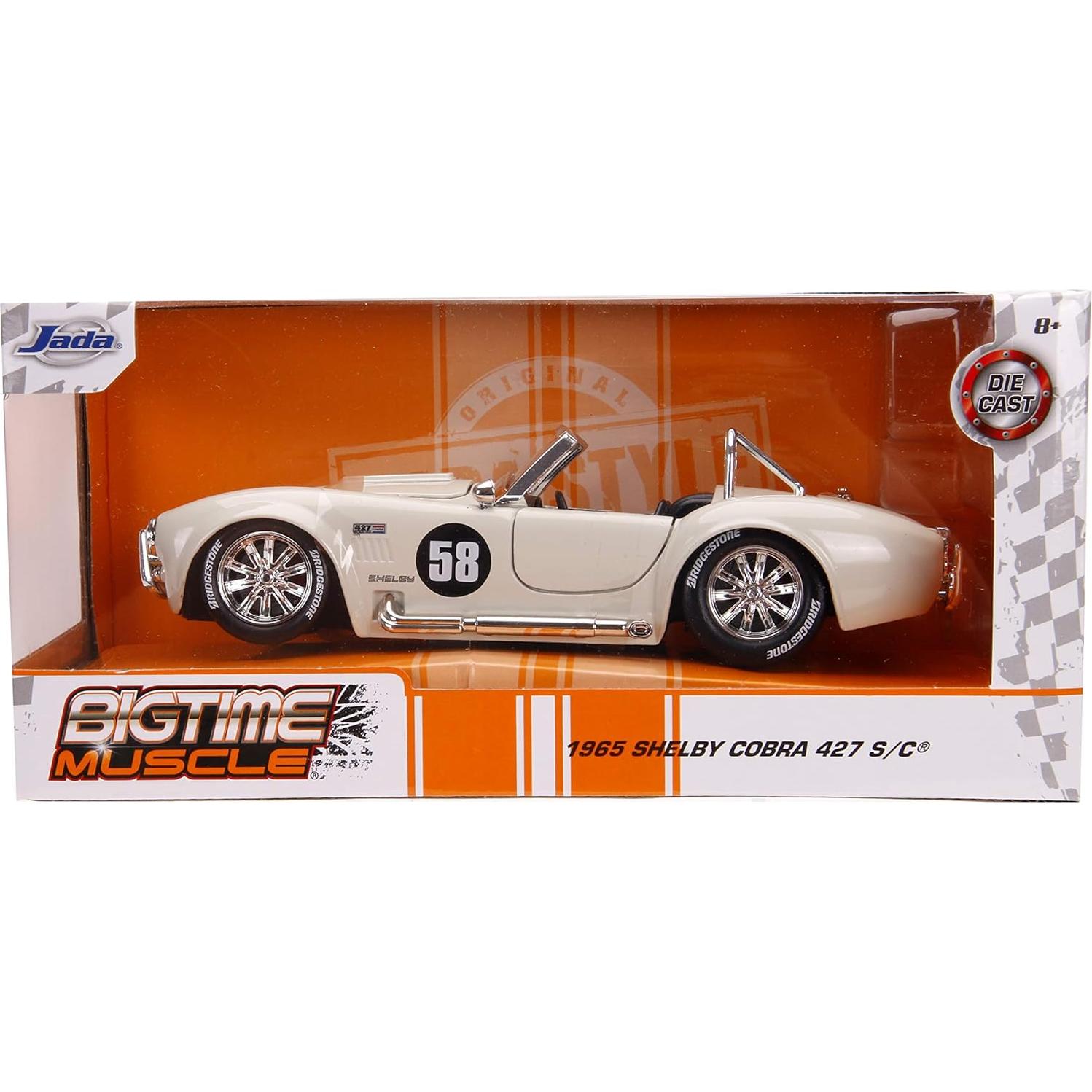 Coche de Metal Jada Toys 1965 Shelby Cobra 427 S/C 19.7 cm