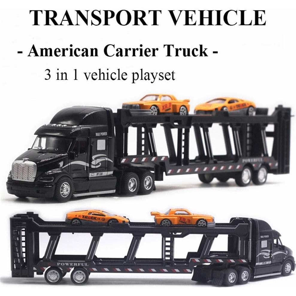 Camión Transportador CORPER TOYS 3 en 1 con Luces y Sonidos