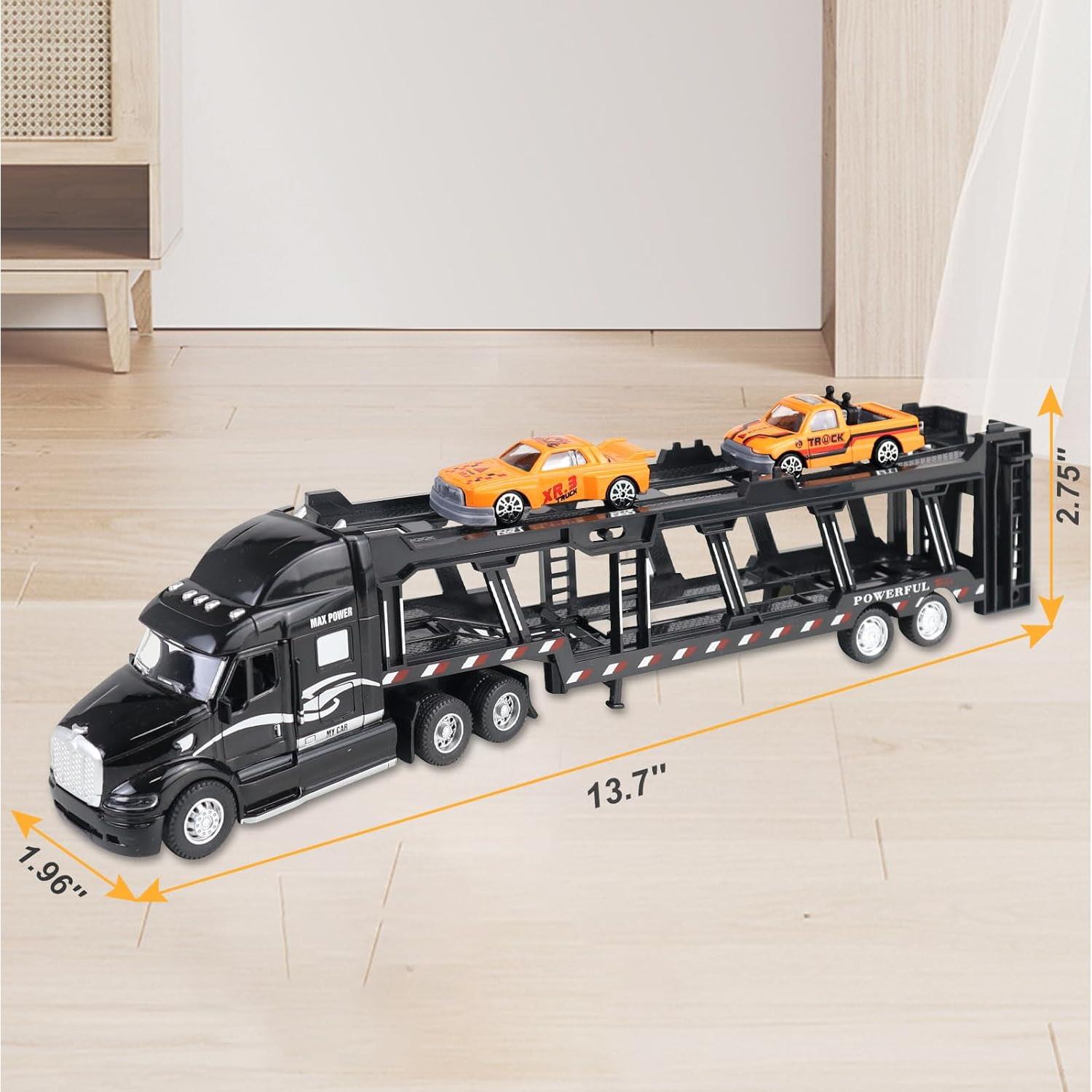 Camión Transportador CORPER TOYS 3 en 1 con Luces y Sonidos