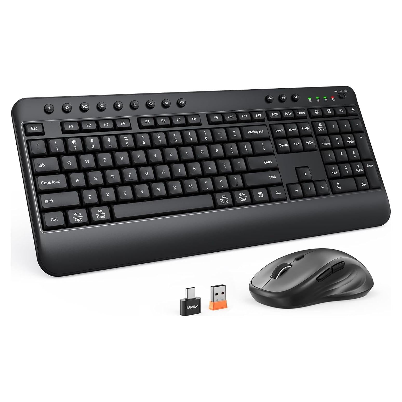 Combo Teclado y Ratón Inalámbrico MeetionMaster C5000, USB-C