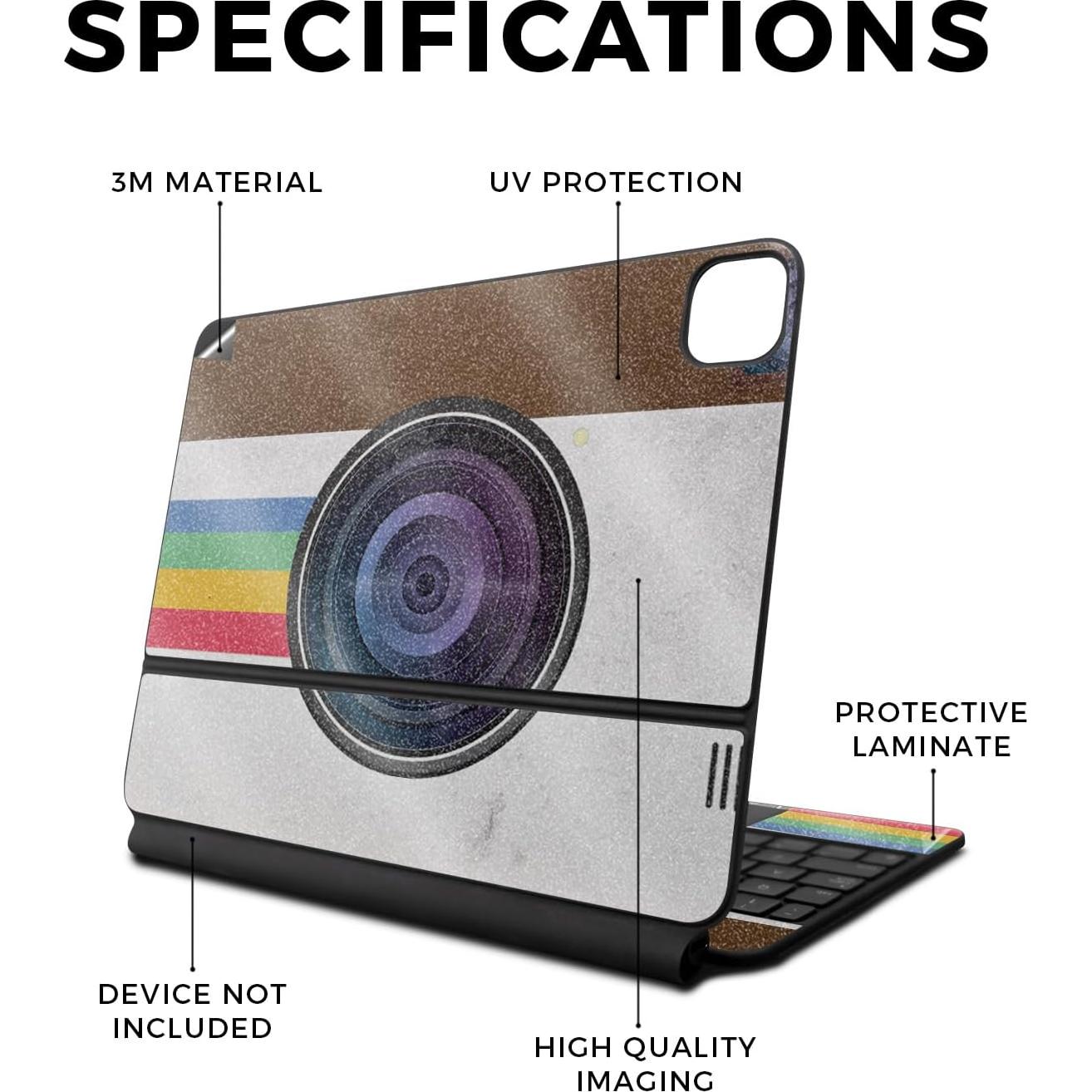 Cubierta Protectora Brillante MightySkins para Apple Magic Keyboard 13"