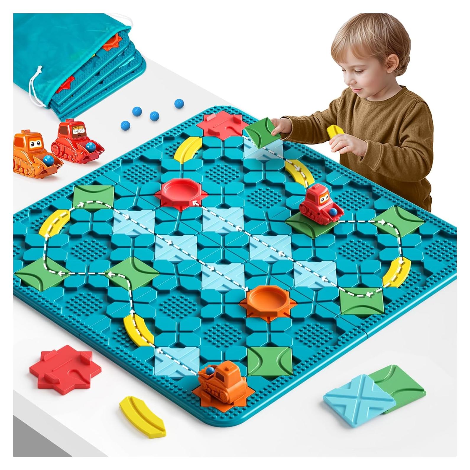 Juego de Mesa Educativo Burgkidz - Constructor de Caminos