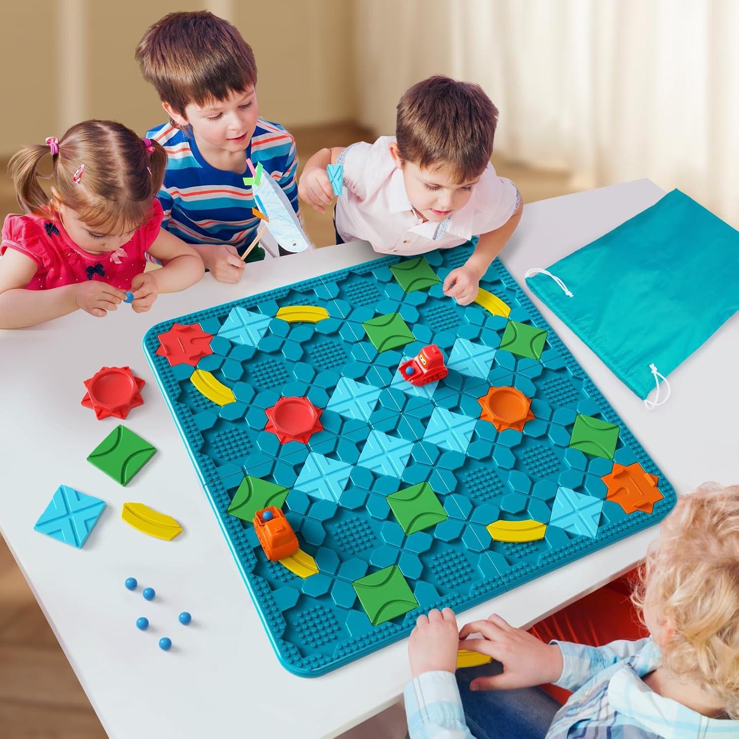 Juego de Mesa Educativo Burgkidz - Constructor de Caminos