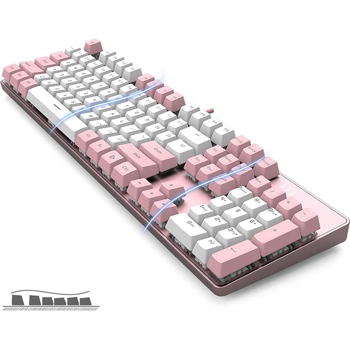 Teclado Mecánico Gaming Merdia JPCH00T321 Interruptor Marrón