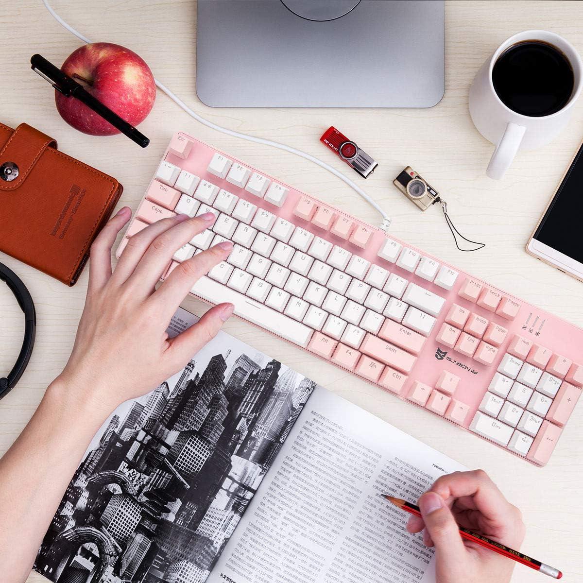 Teclado Mecánico Gaming Merdia JPCH00T321 Interruptor Marrón