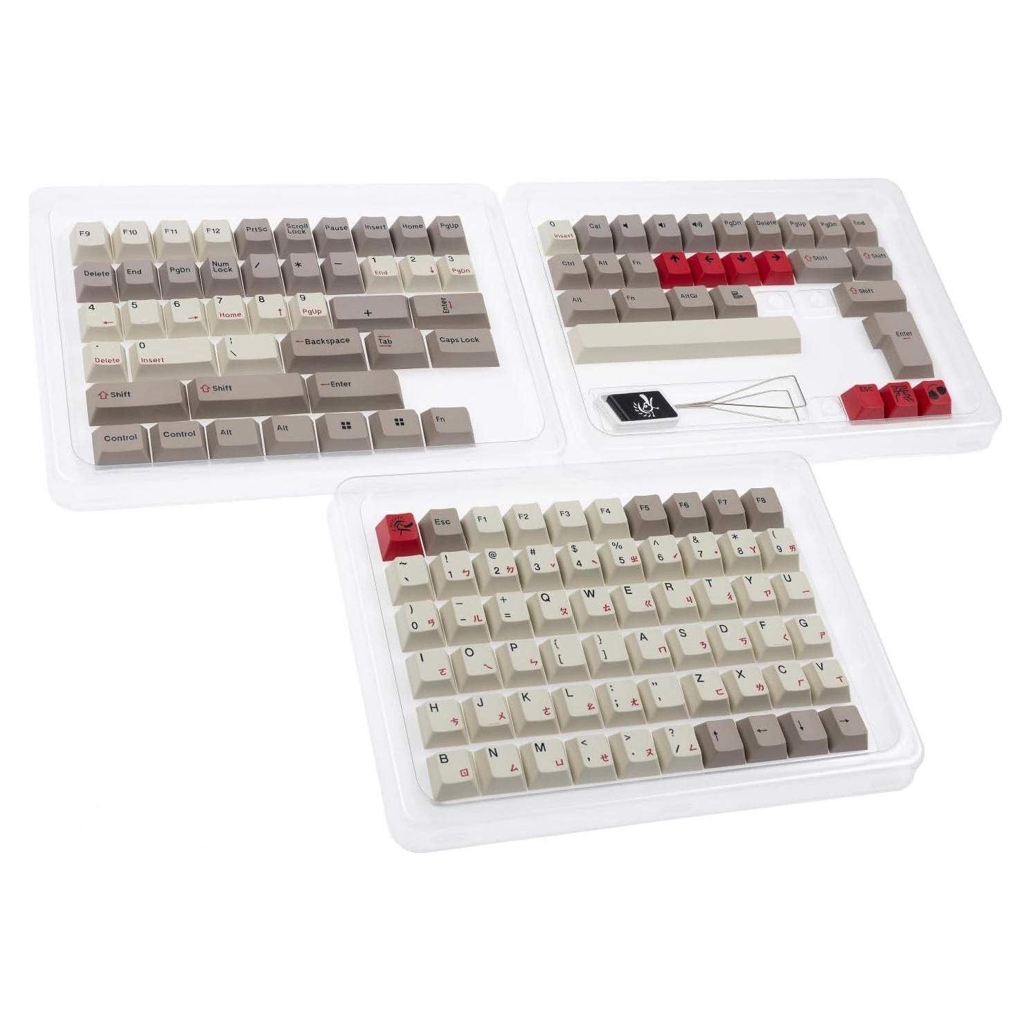Conjunto de Teclas Ducky Vintage 133 Teclas PBT Triple Shot