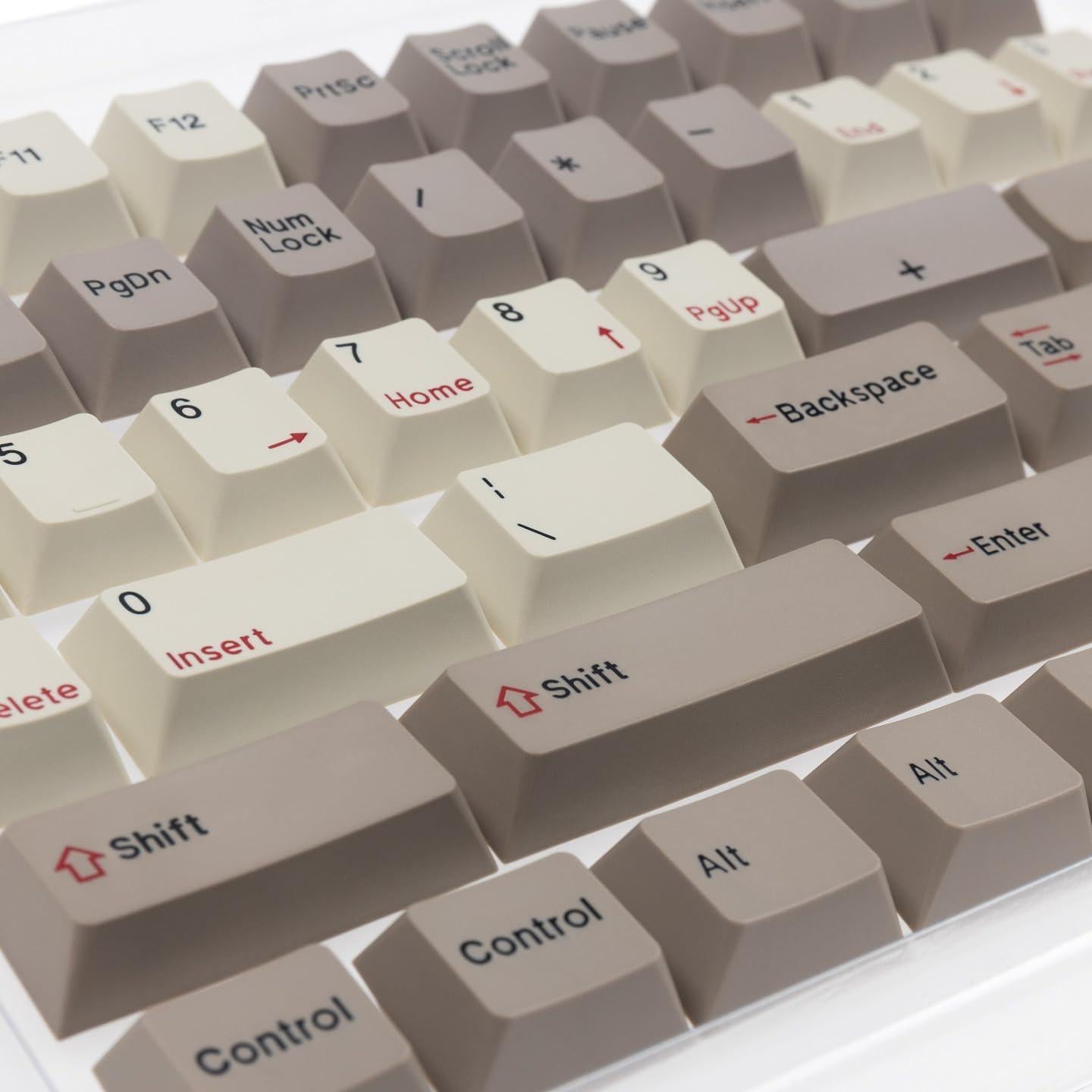 Conjunto de Teclas Ducky Vintage 133 Teclas PBT Triple Shot