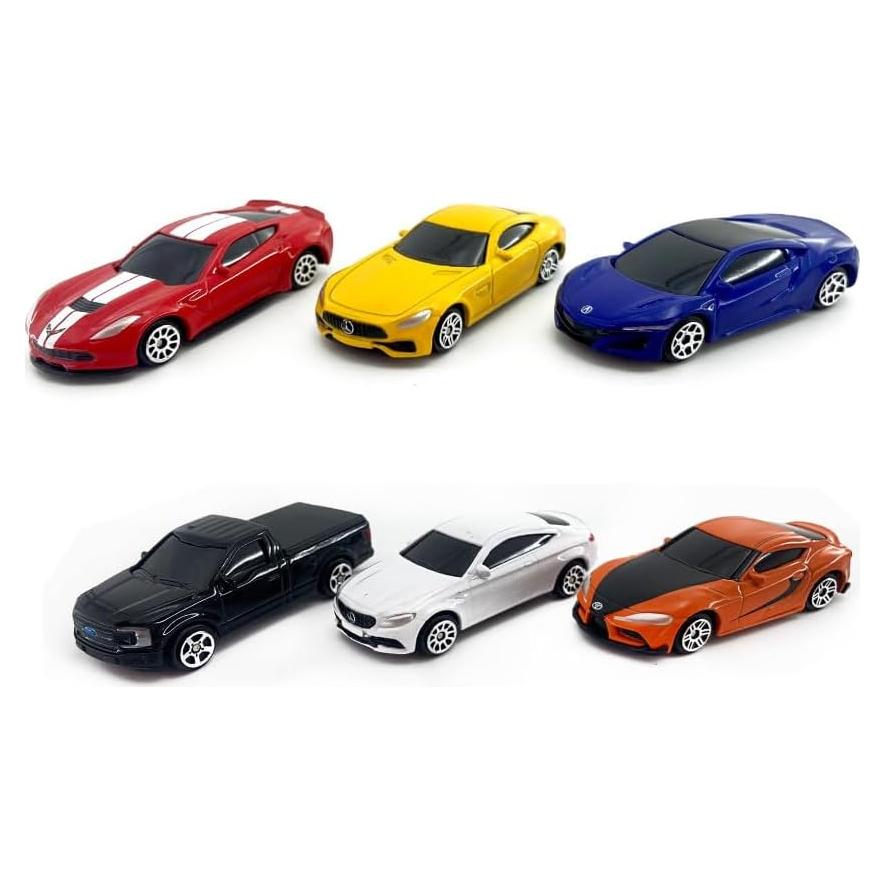 Set de 6 Coches Diecast Just For Laughs a Escala 1:64