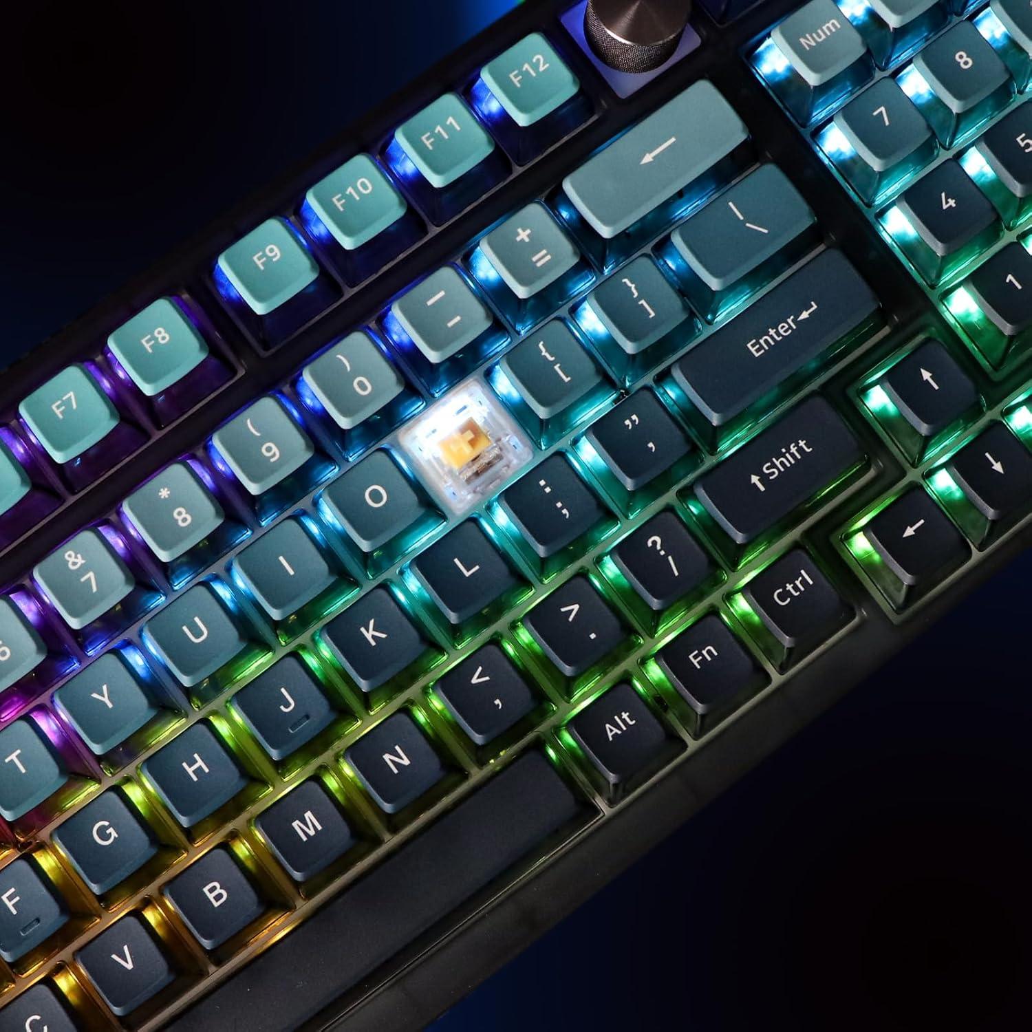 Teclado Mecánico Gaming Skyloong GK980 RGB 98 Teclas Tipo C
