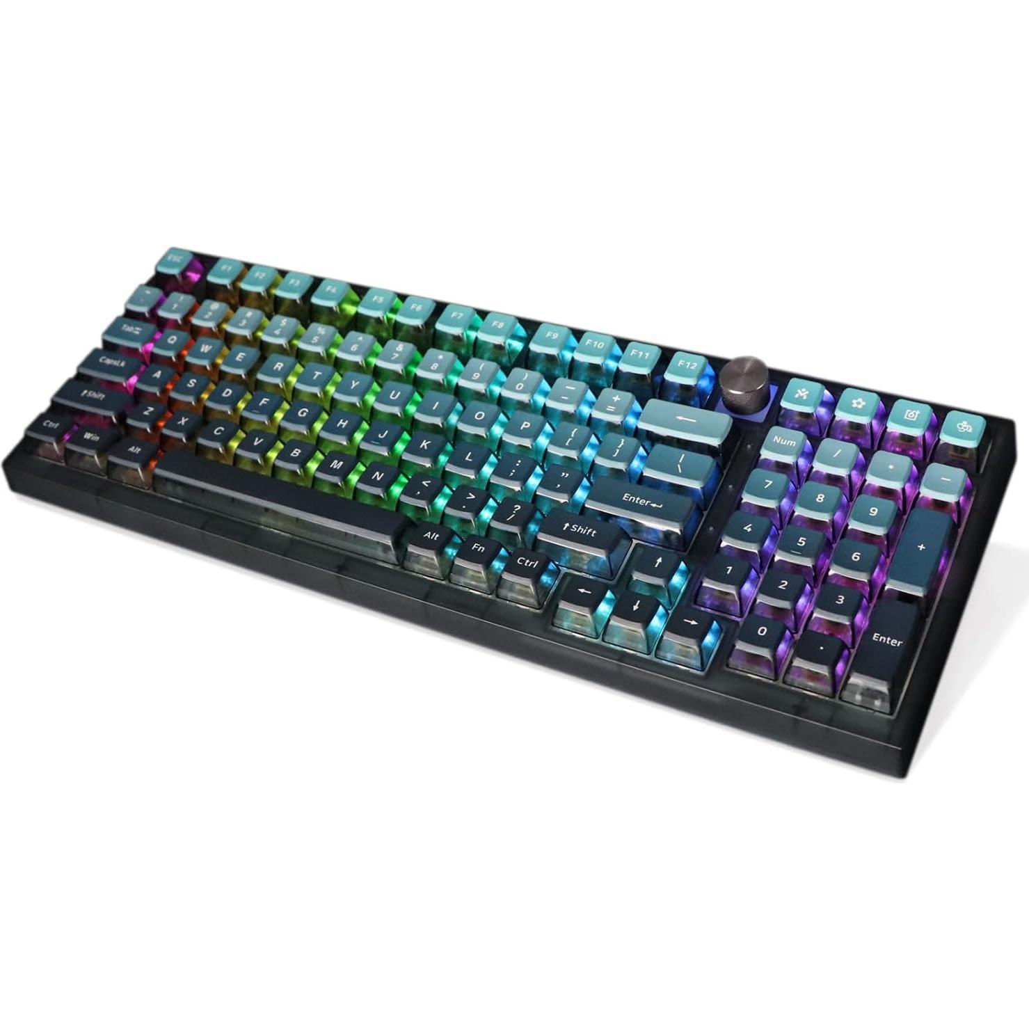 Teclado Mecánico Gaming Skyloong GK980 RGB 98 Teclas Tipo C
