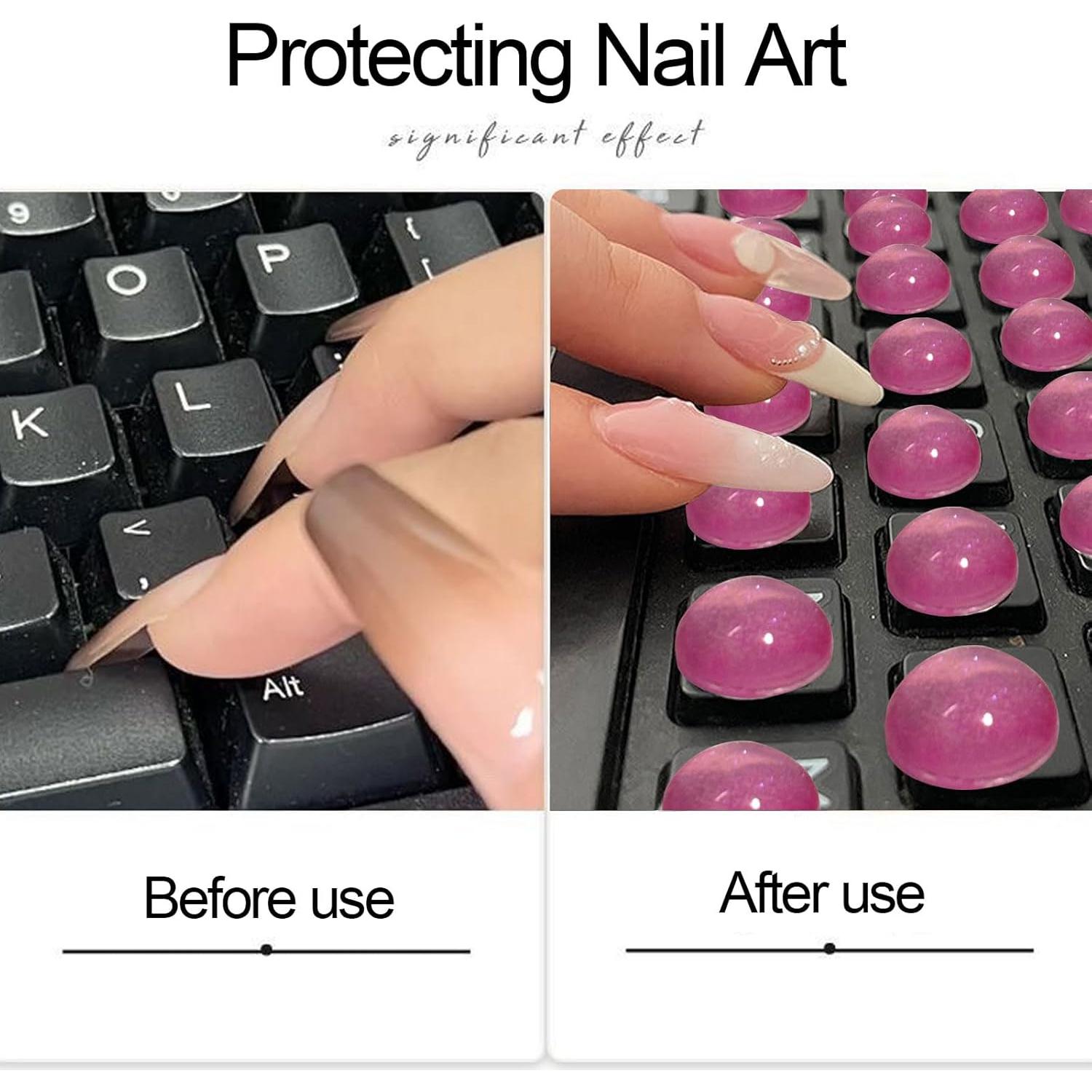 Pegatinas de Protección para Teclado Neryourlly 100pcs 10mm