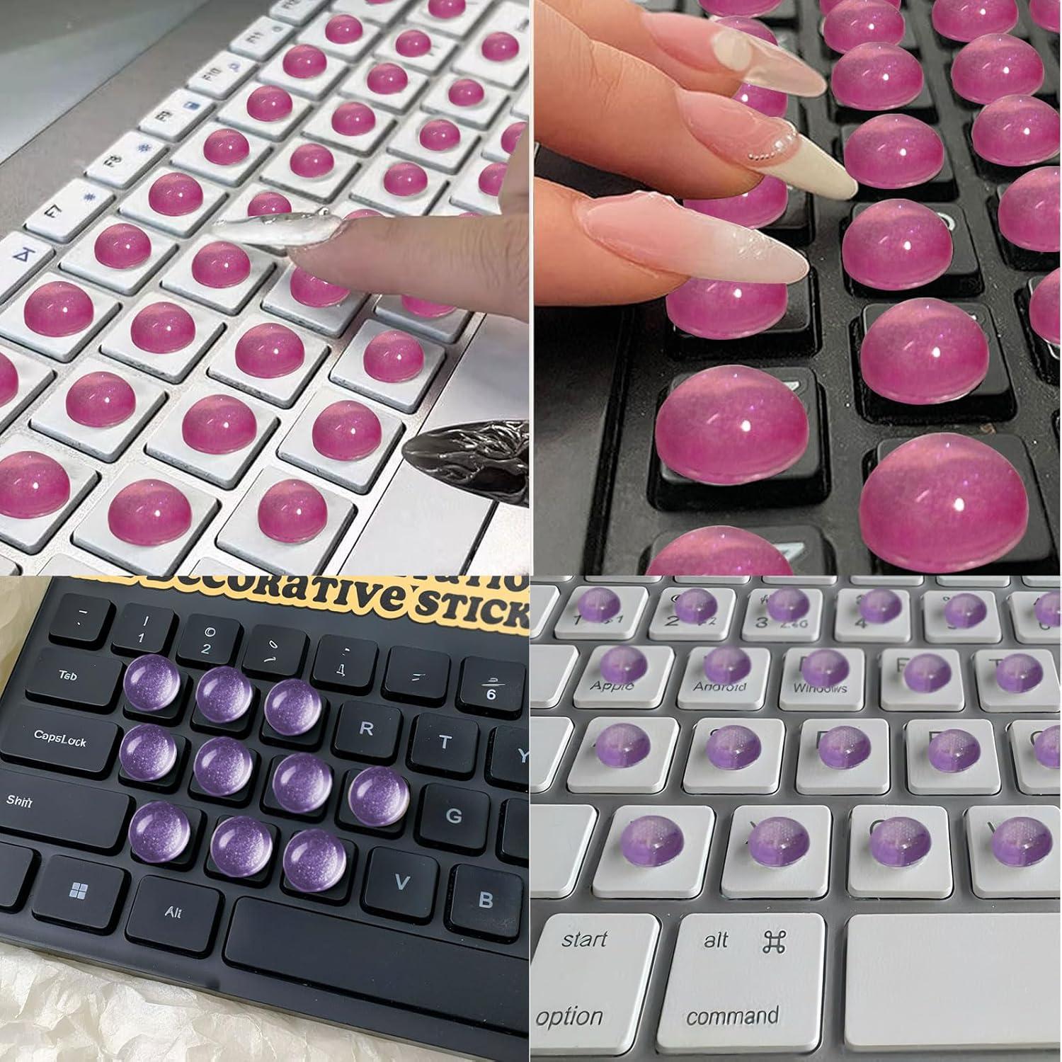 Pegatinas de Protección para Teclado Neryourlly 100pcs 10mm