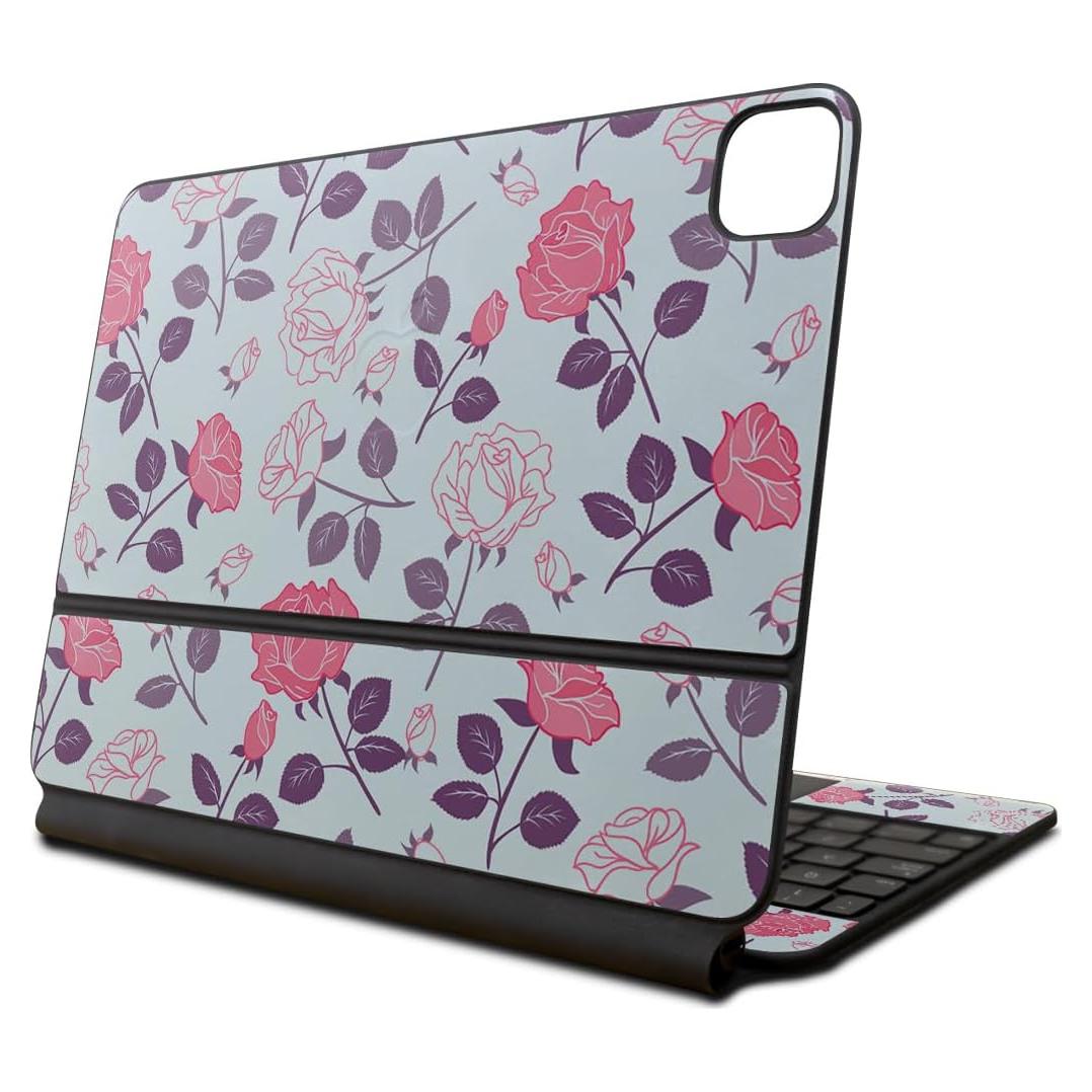 Funda Vinilo Floral Vintage para Apple Magic Keyboard iPad Air 11"