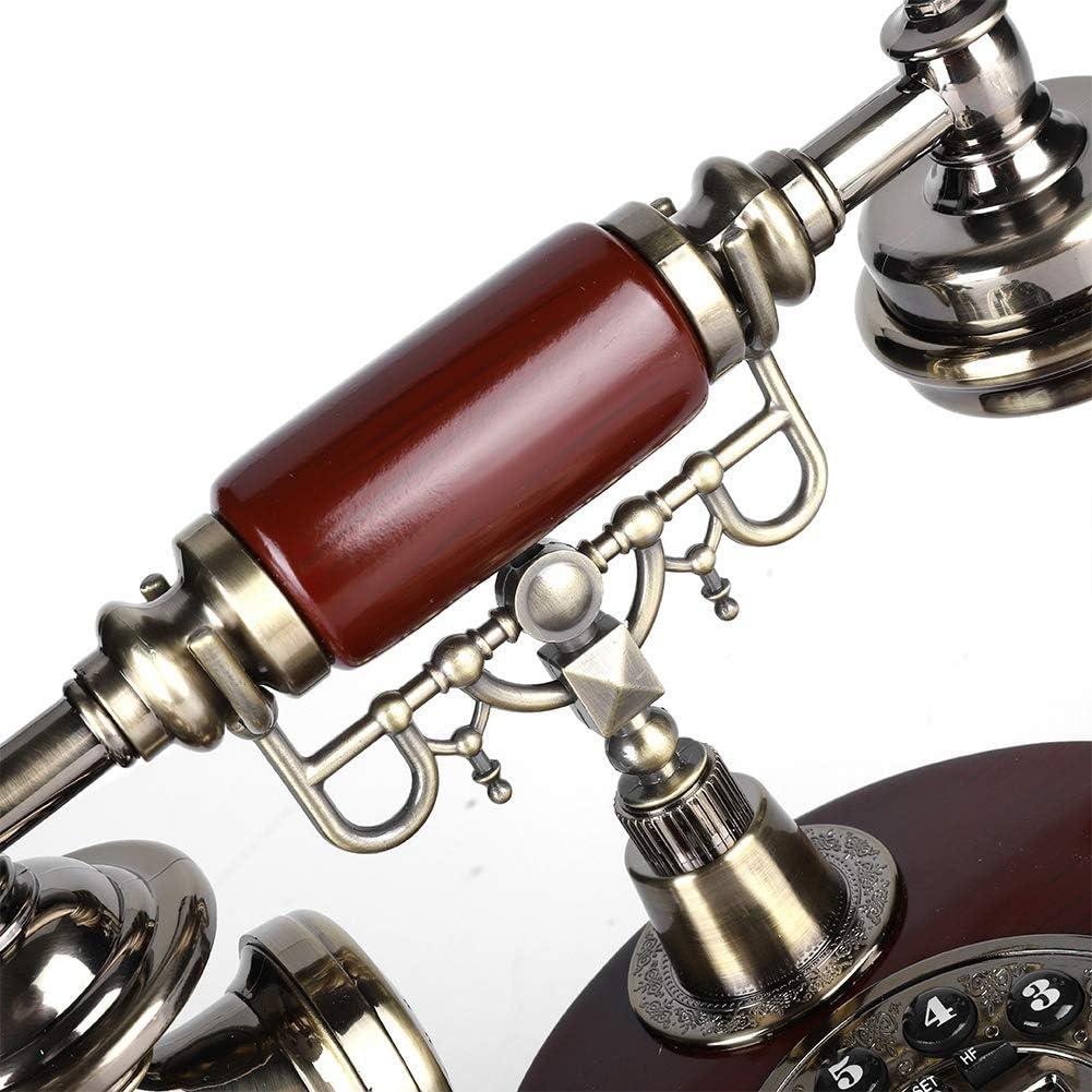 Teléfono Fijo Digital Retro Zerone con Pantalla LCD Azul