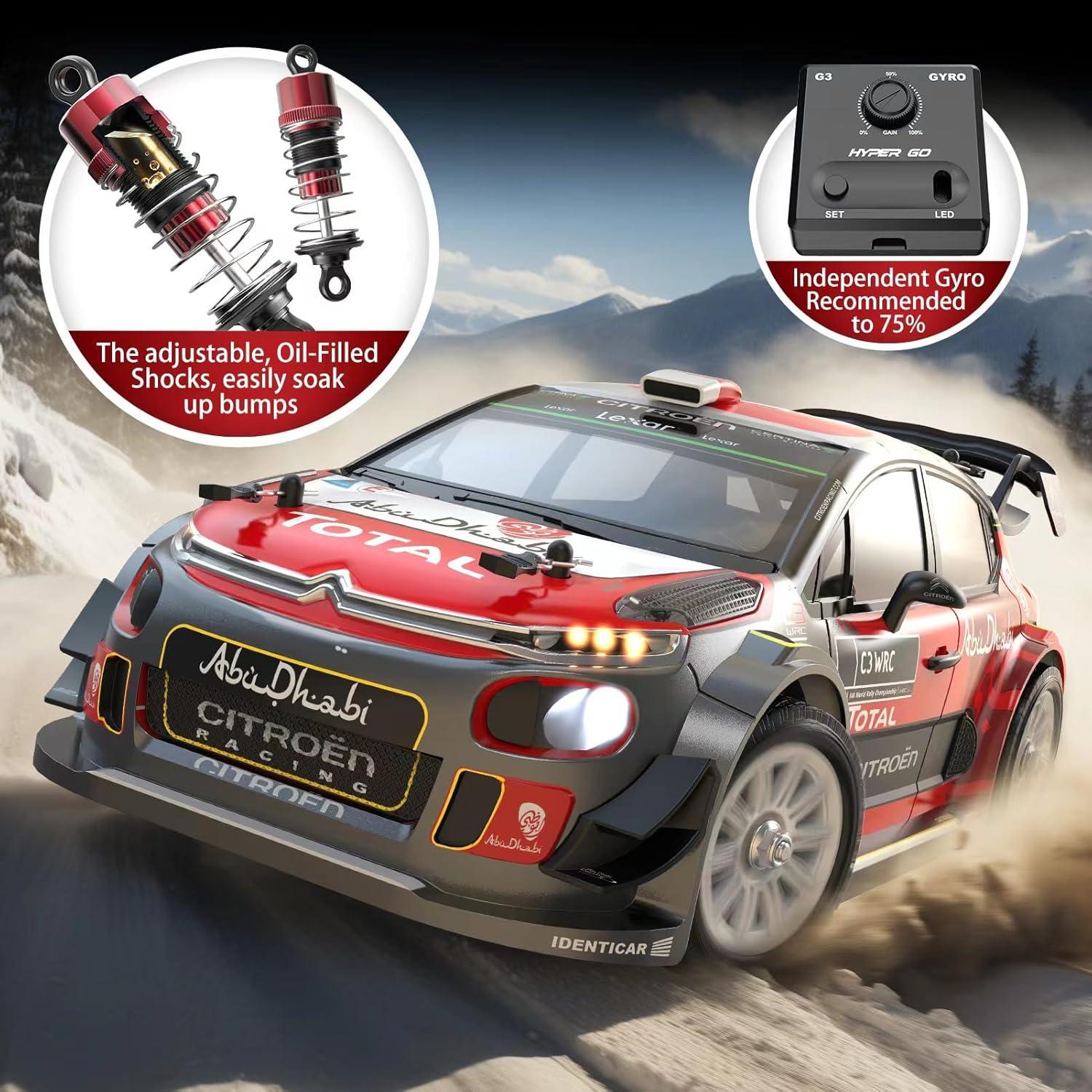 Coche RC Citroen C3 1/14 Hyper GO 14303 4WD 61 km/h