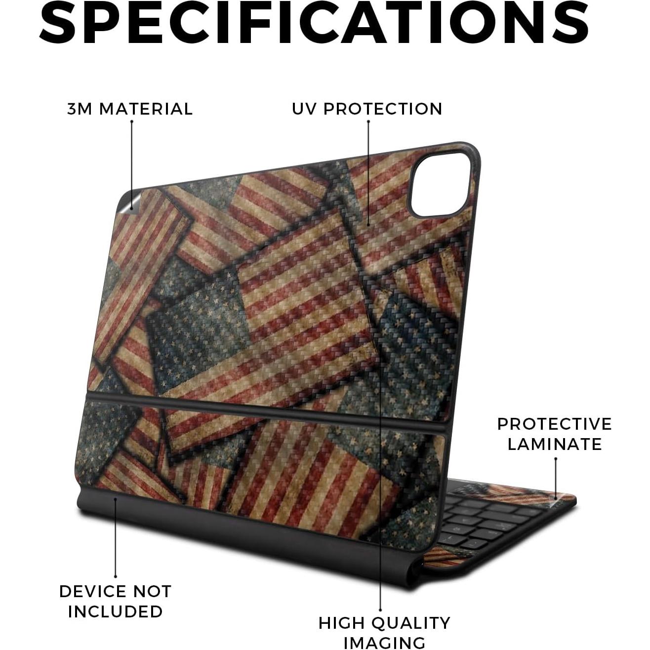 Piel de fibra de carbono MightySkins para Apple Magic Keyboard 2024