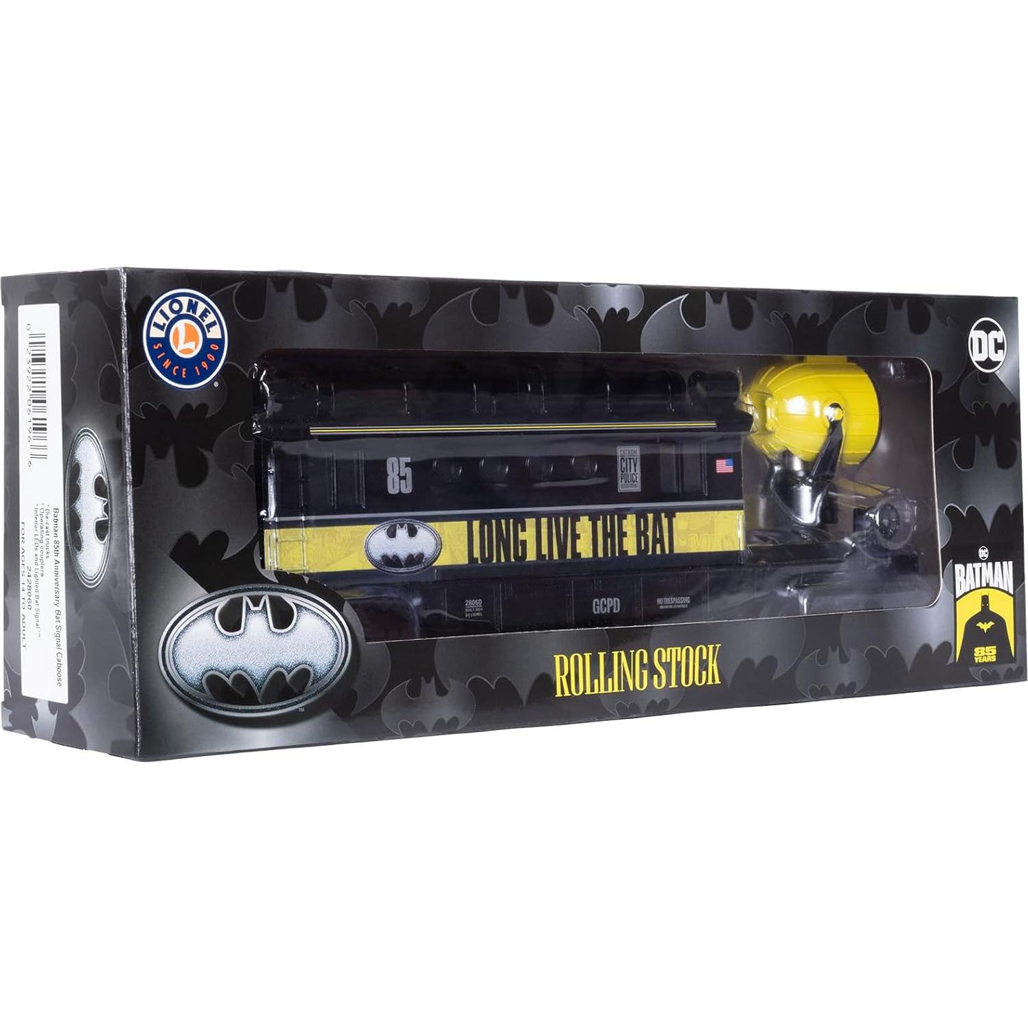 Caboose Lionel Batman 85 Aniversario con Señal Iluminada